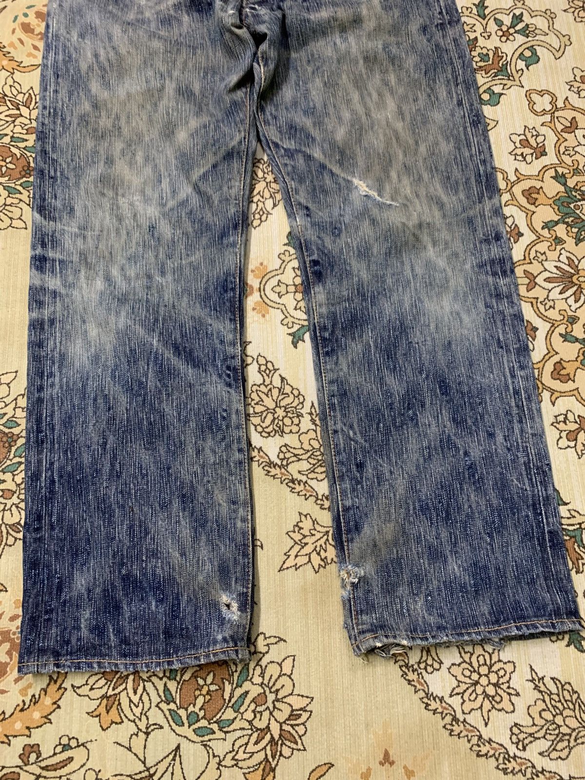 EIGHT-G VINTAGE 18oz EIGHT G UNION MADE SELVEDGE DISTRESSED DENIM Size US 32 / EU 48 - 2 Thumbnail