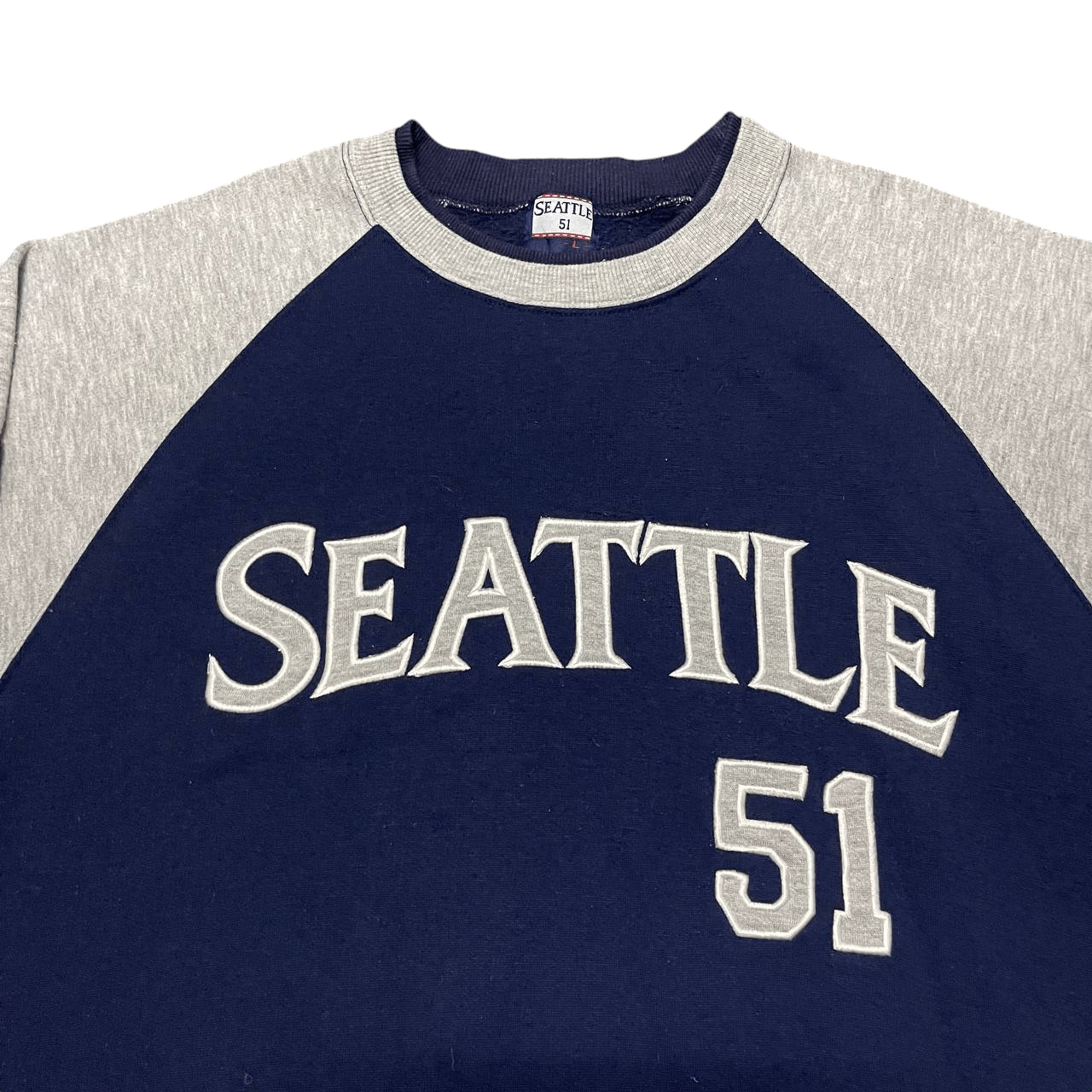 Japanese Brand Vintage Seattle 51 Embroidery Sweatshirt Crewneck Size US L / EU 52-54 / 3 - 2 Thumbnail