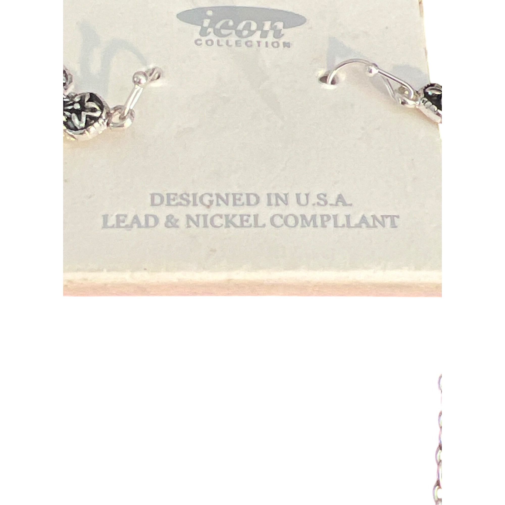 Other Icon Collection Silver Cross Necklace Earring Set Lead Nicke Size ONE SIZE - 7 Thumbnail