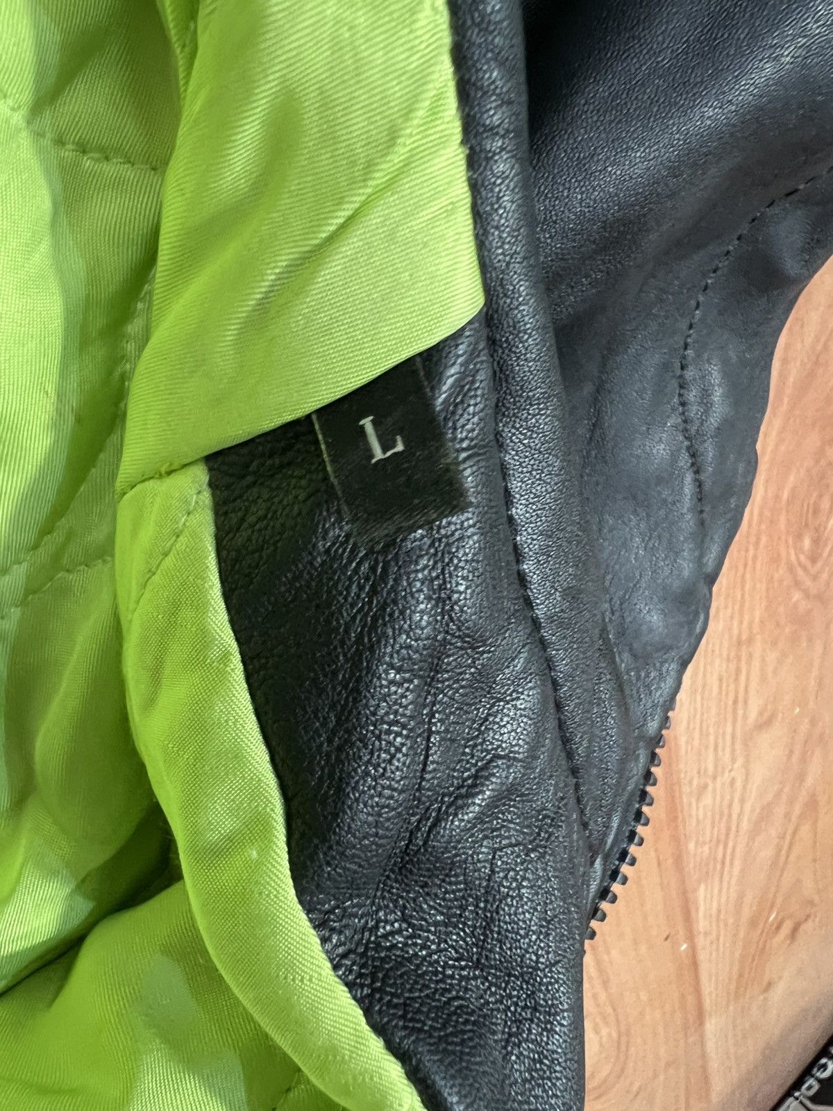 Diesel DIESEL L-MATHIAS LEATHER JACKET SIZE L Size US L / EU 52-54 / 3 - 7 Thumbnail