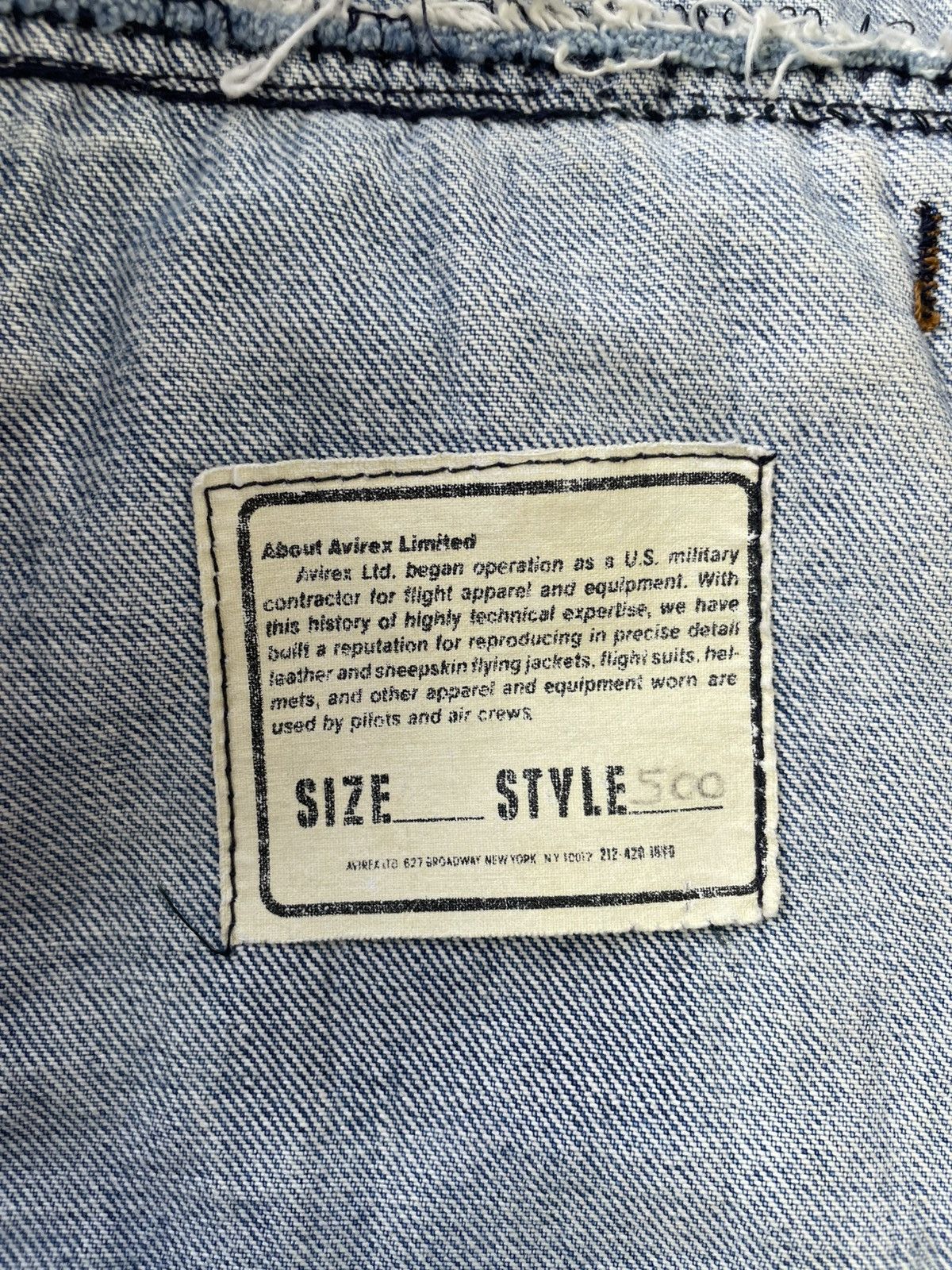Avirex AVIREX USA Mens Vintage Denim Jeans Jacket Size US M / EU 48-50 / 2 - 5 Thumbnail