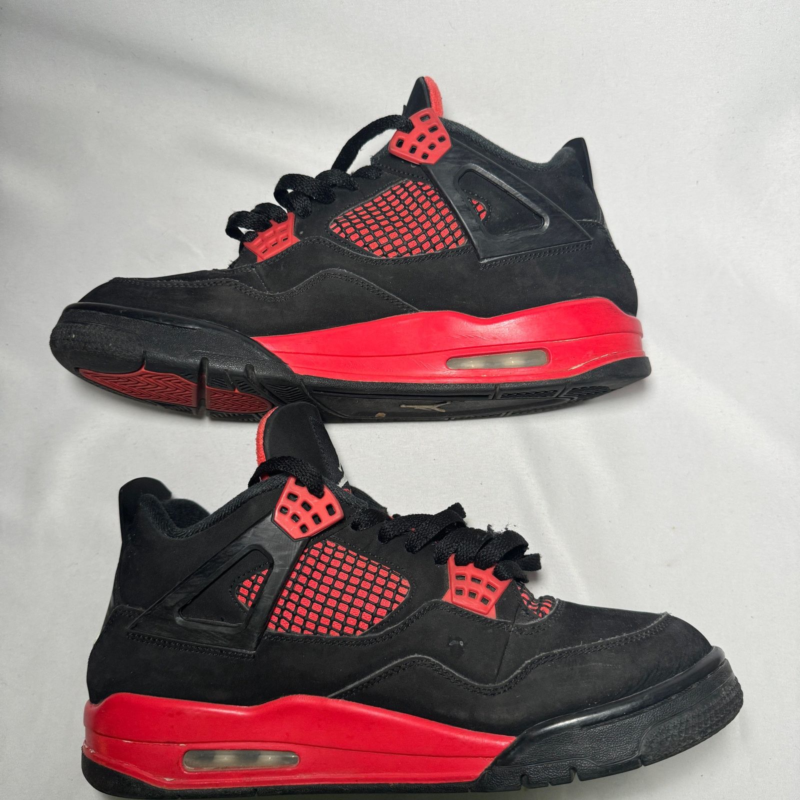Jordan Brand × Nike Nike Air Jordan 4 Retro Red Thunder Men's Shoes - Size 10 Size US 10 / EU 43 - 4 Thumbnail
