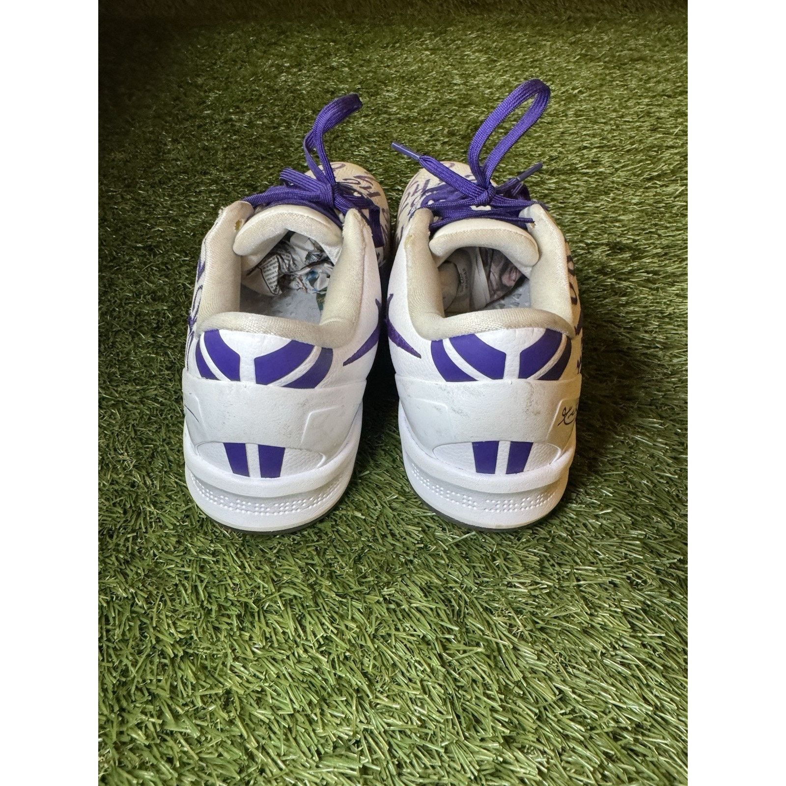 Nike Nike Kobe VIII Protro White Court Purple FQ3549-100 8 Men's Size US 8 / EU 41 - 3 Thumbnail