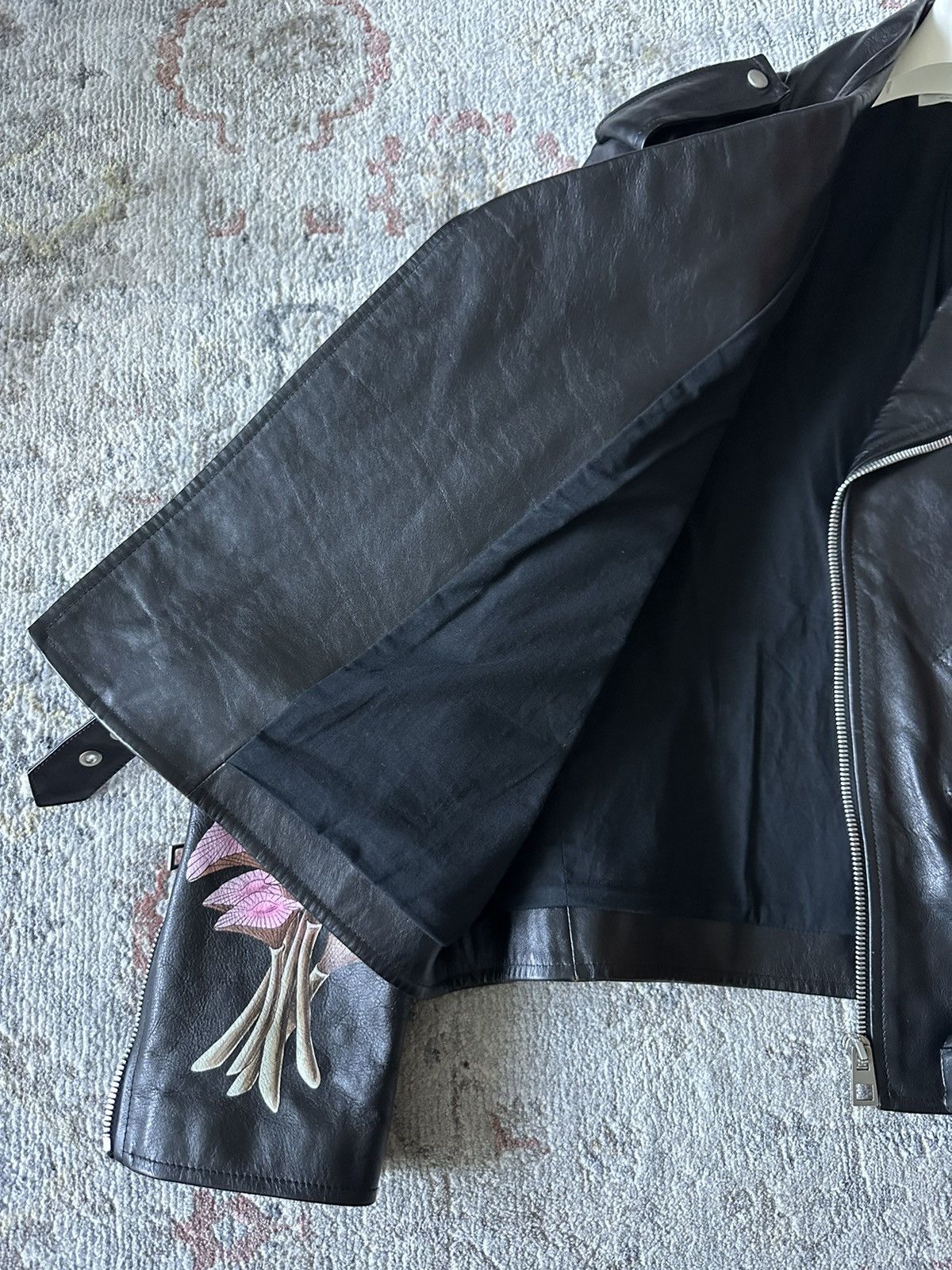 Loewe RUNWAY! LOEWE LEATHER JACKET HANDPAINTED Size US M / EU 48-50 / 2 - 3 Thumbnail