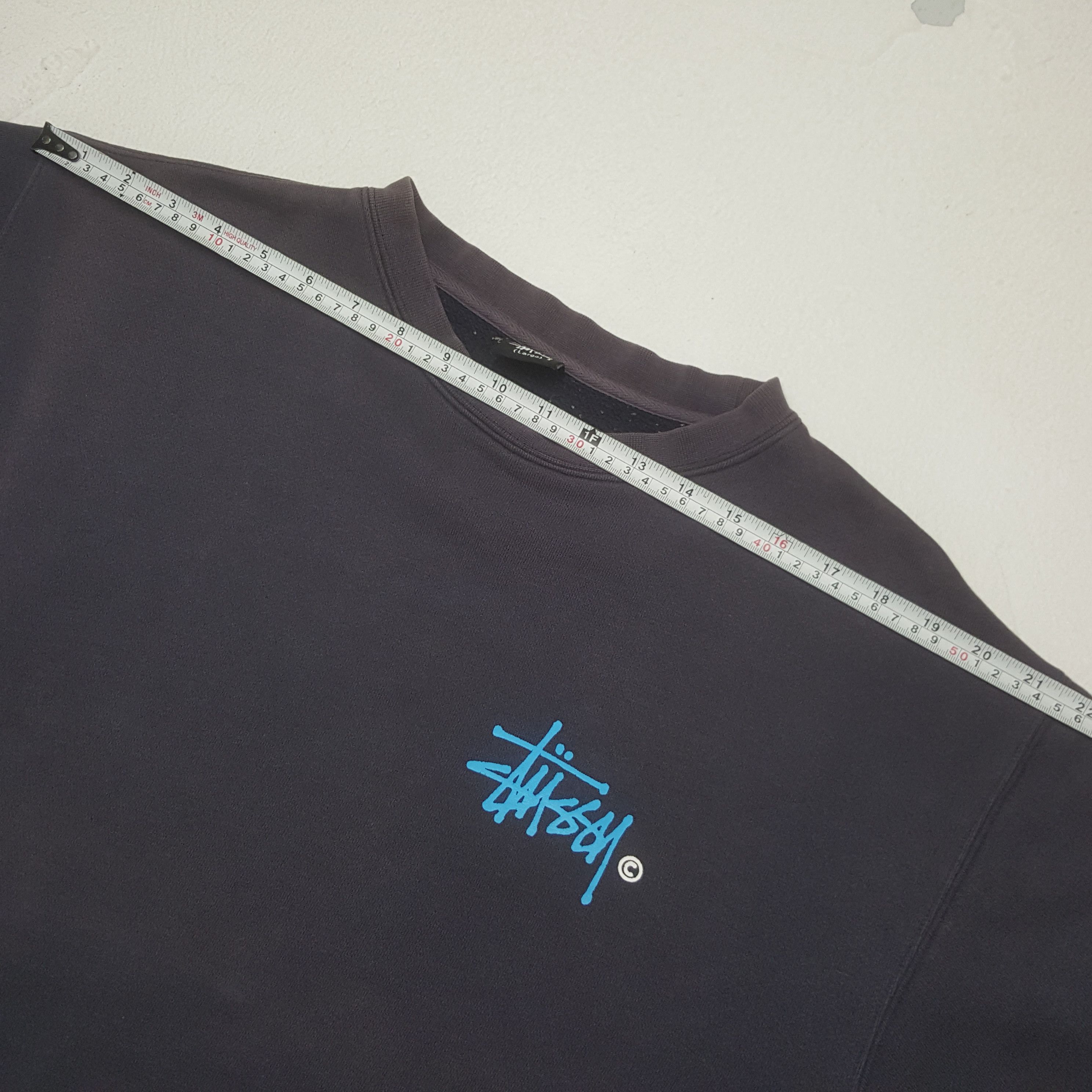 Stussy × Vintage Vintage Stussy Spell Out Logo Sweatshirt Size US L / EU 52-54 / 3 - 6 Thumbnail