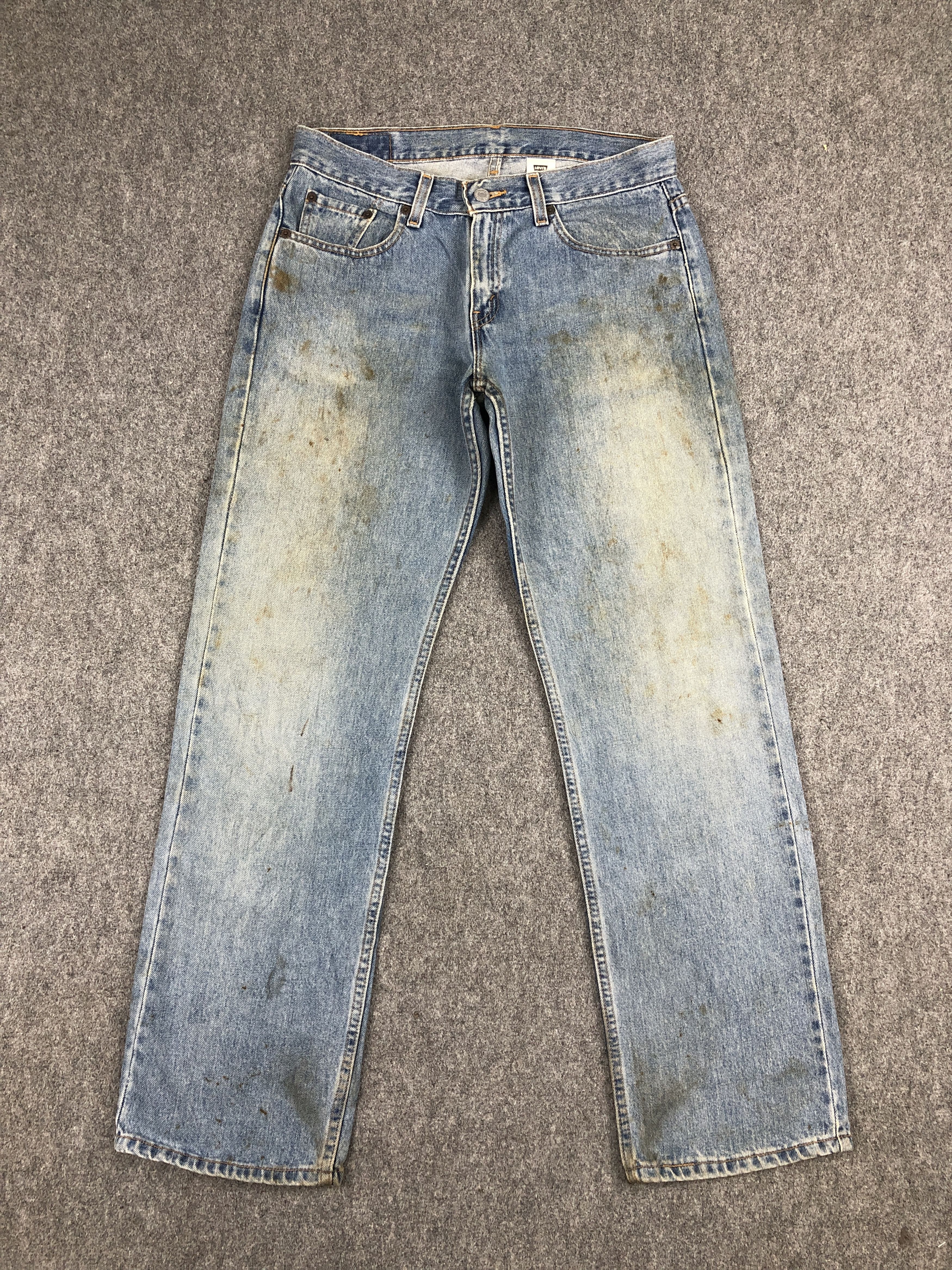 image of Levis x Vintage 90's Levi's 522 Superlow Loose Fit Jeans in Blue Denim, Men's (Size 31)