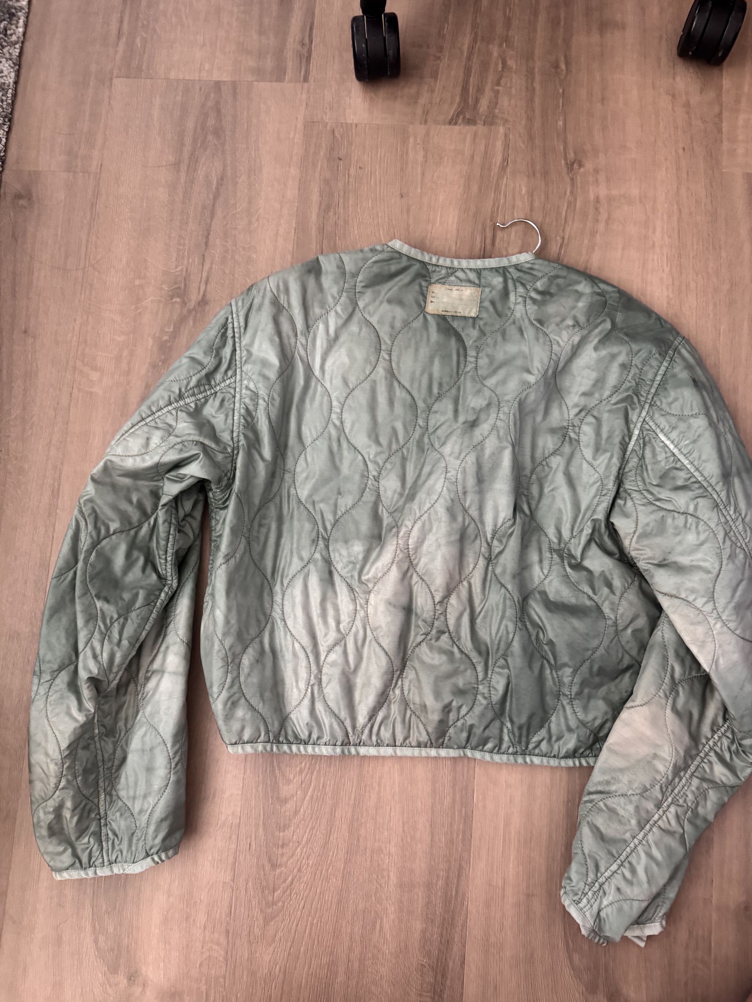 Kapital Kapital Nylon Quilted Unevenly Dyed Cropped Bolero Jacket Size US S / EU 44-46 / 1 - 7 Thumbnail