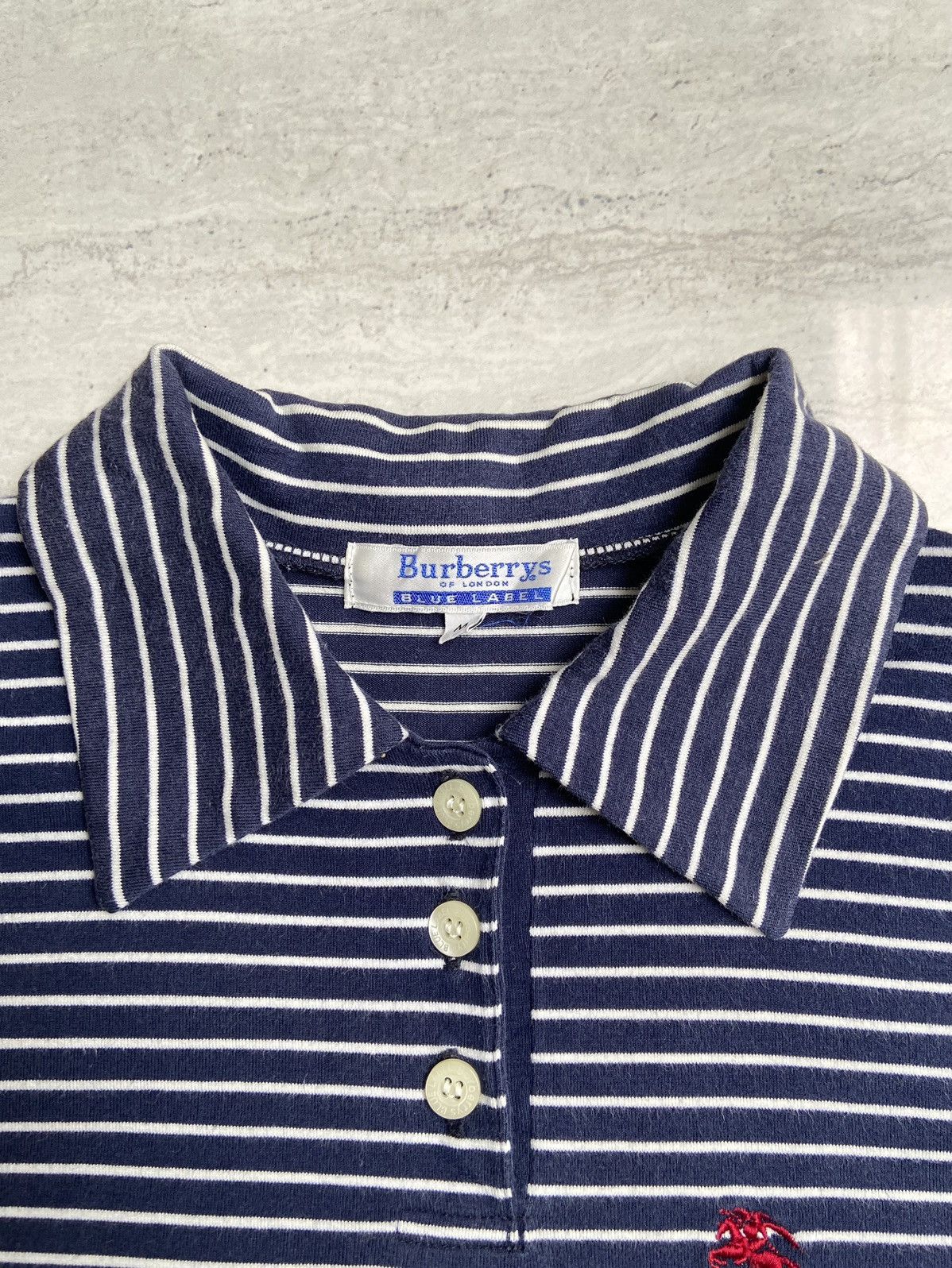 Burberry BURBERRY Striped T-shirt Size US XS / EU 42 / 0 - 9 Thumbnail