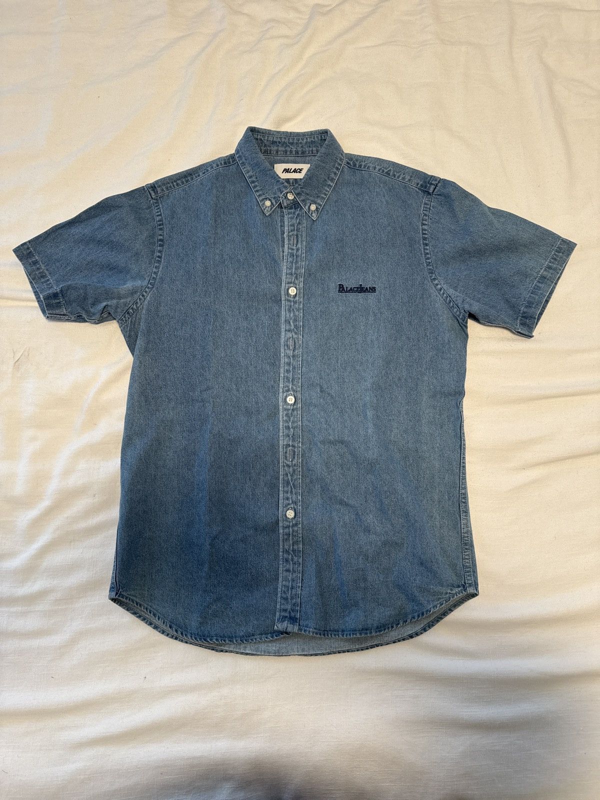 Palace palace jeans short sleeve denim button down Size US M / EU 48-50 / 2 - 1 Thumbnail