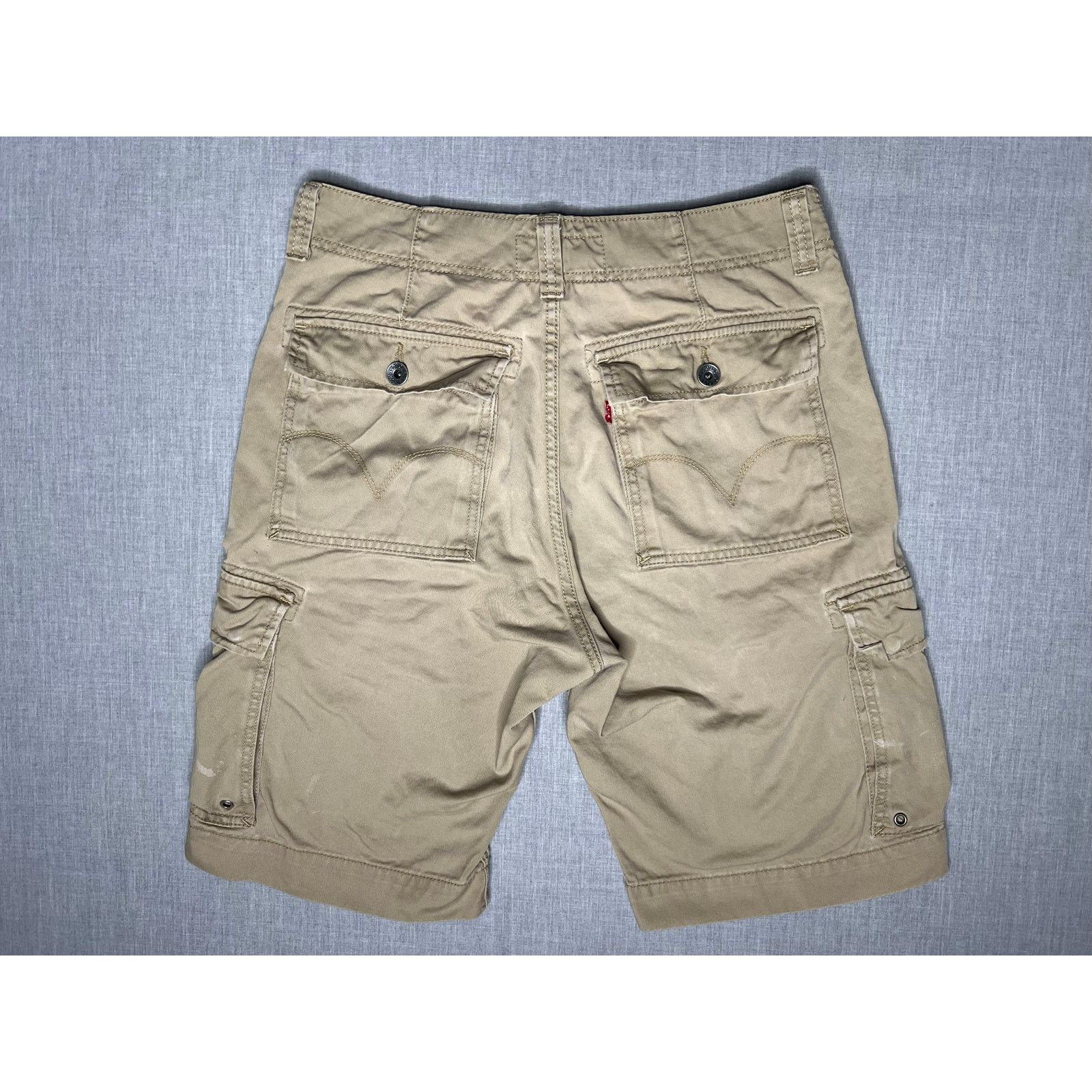 Levi's Vintage Levi’s The Original Jeans Tan Cargo Shorts 32 Size US 32 / EU 48 - 2 Thumbnail