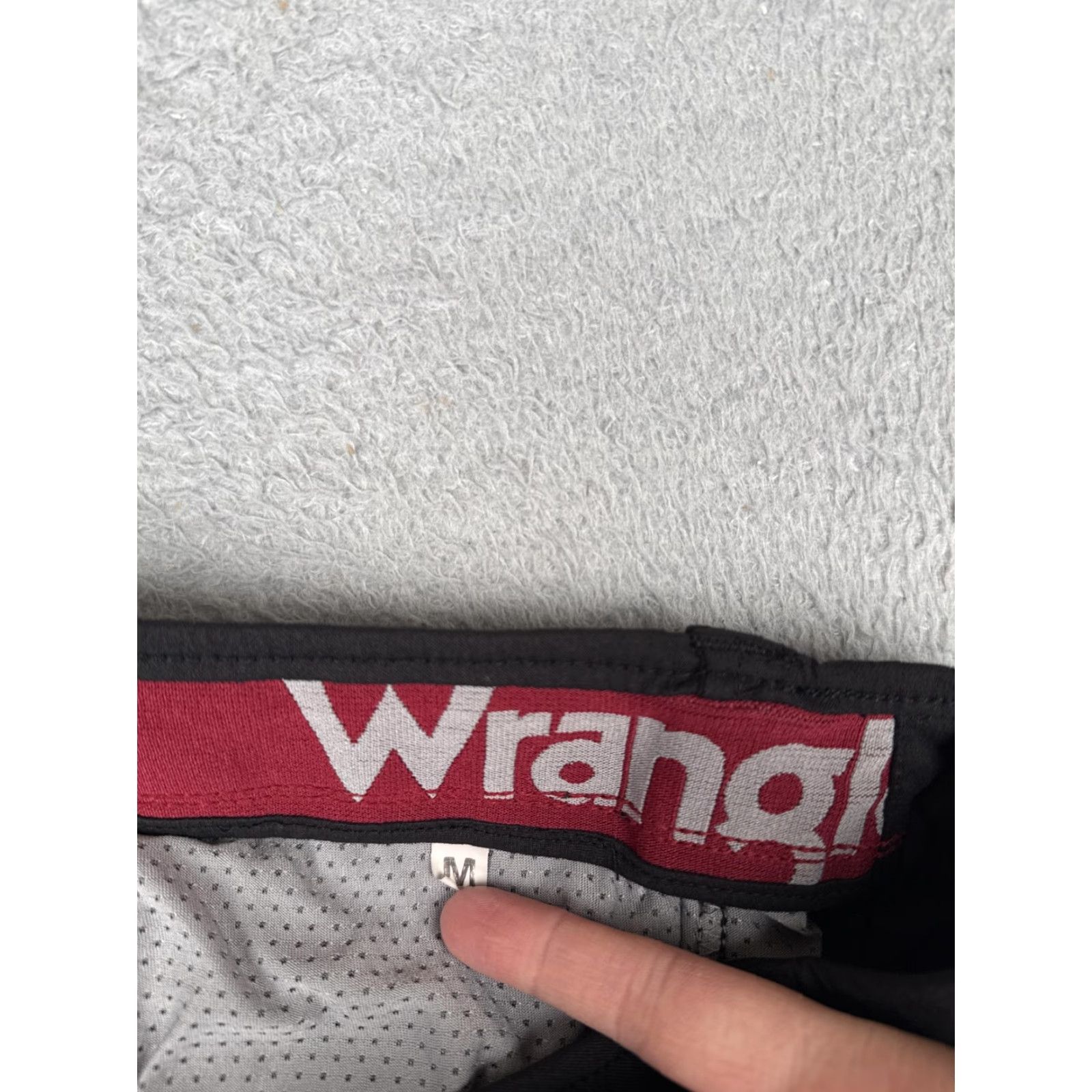 Wrangler Wrangler Mens Pants 32x33 Black Outdoor Hiking Zip Pocket Straight Leg Stretch Size US 32 / EU 48 - 6 Thumbnail