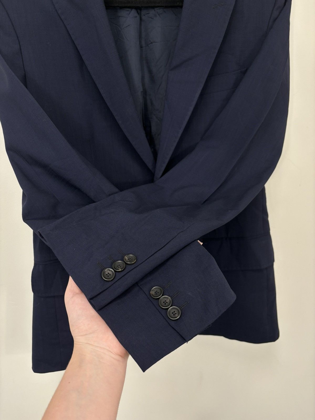 Louis Vuitton Louis Vuitton Uniform Navy Classic Luxury Wool Blazer Size 40R - 8 Thumbnail