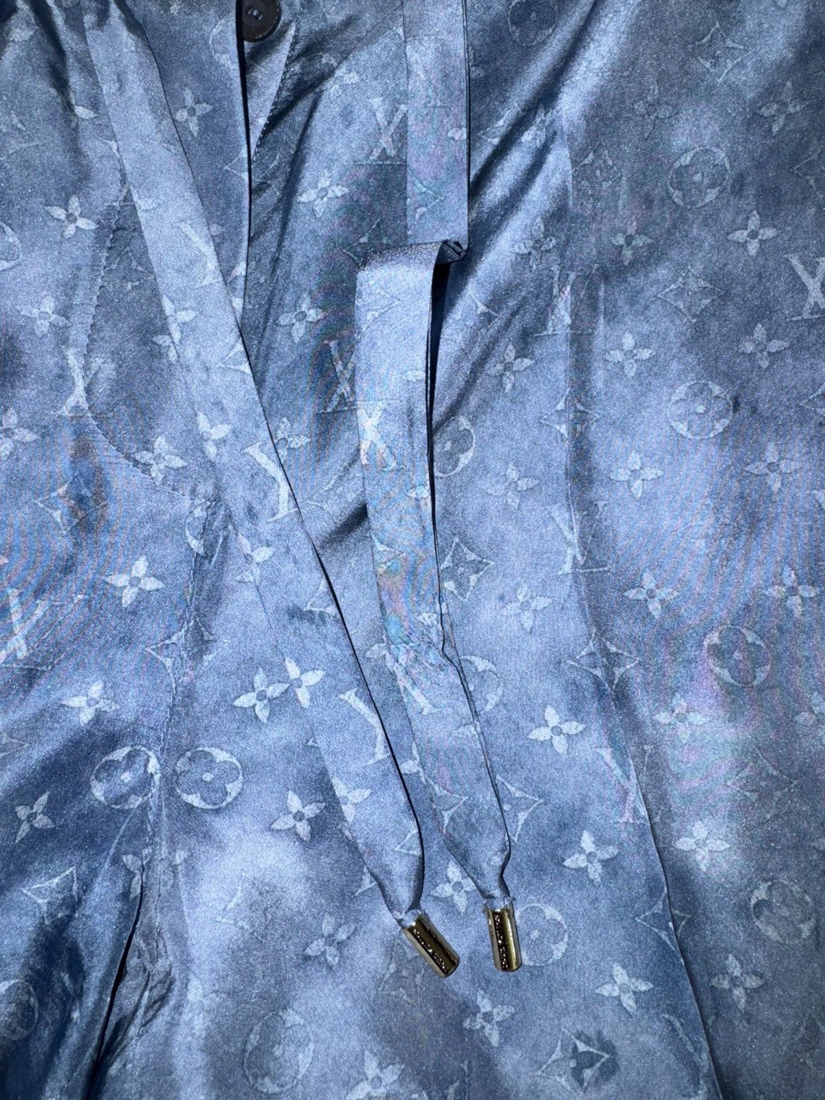 Louis Vuitton Louis Vuitton SS21 Washed Silk Monogram, IT38 Size 26" / US 2 / IT 38 - 13 Thumbnail
