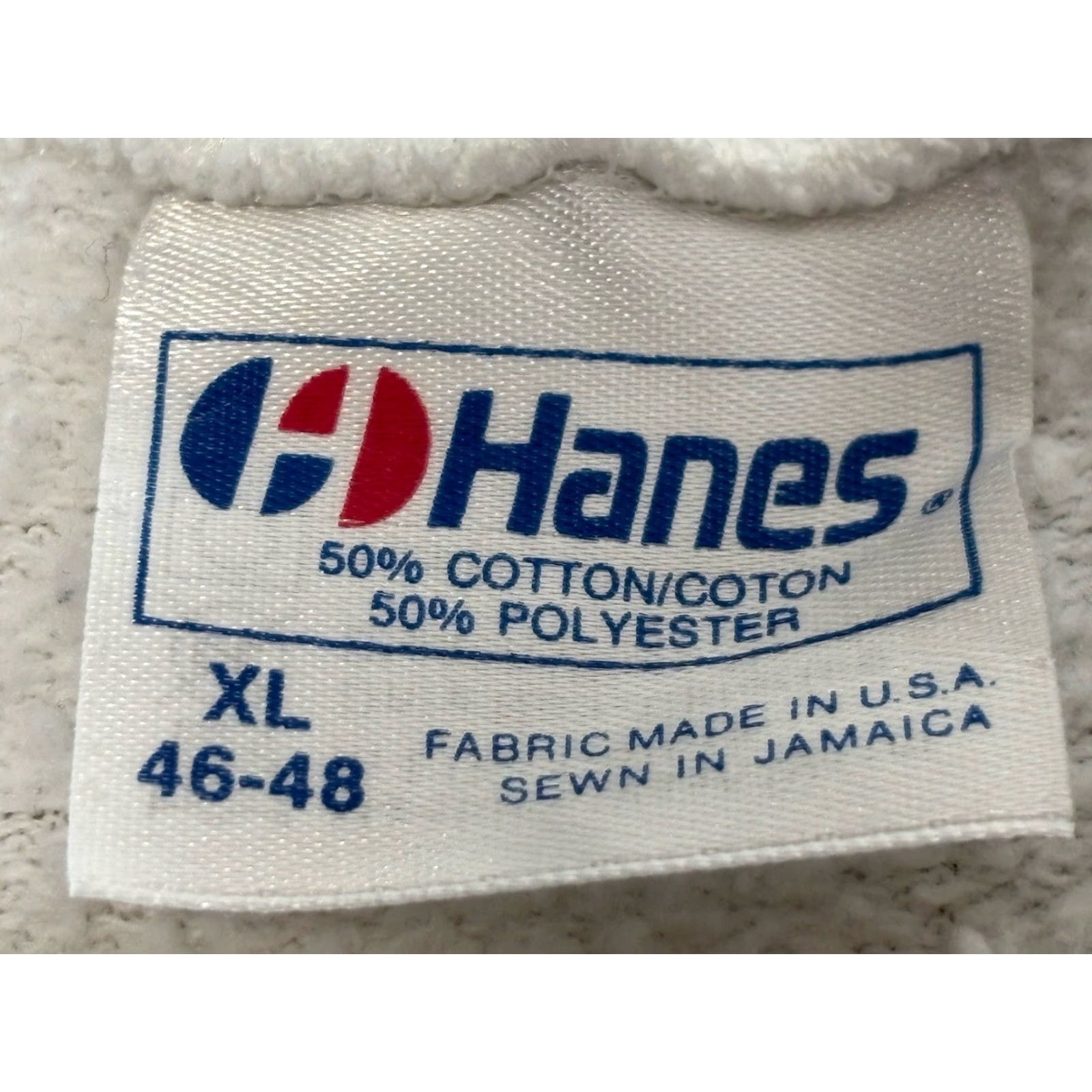 Hanes Vtg Hanes Cat Quilted Sweatshirt Sz X-Large White Granny Core Kitschy 90s Size XL / US 12-14 / IT 48-50 - 7 Thumbnail