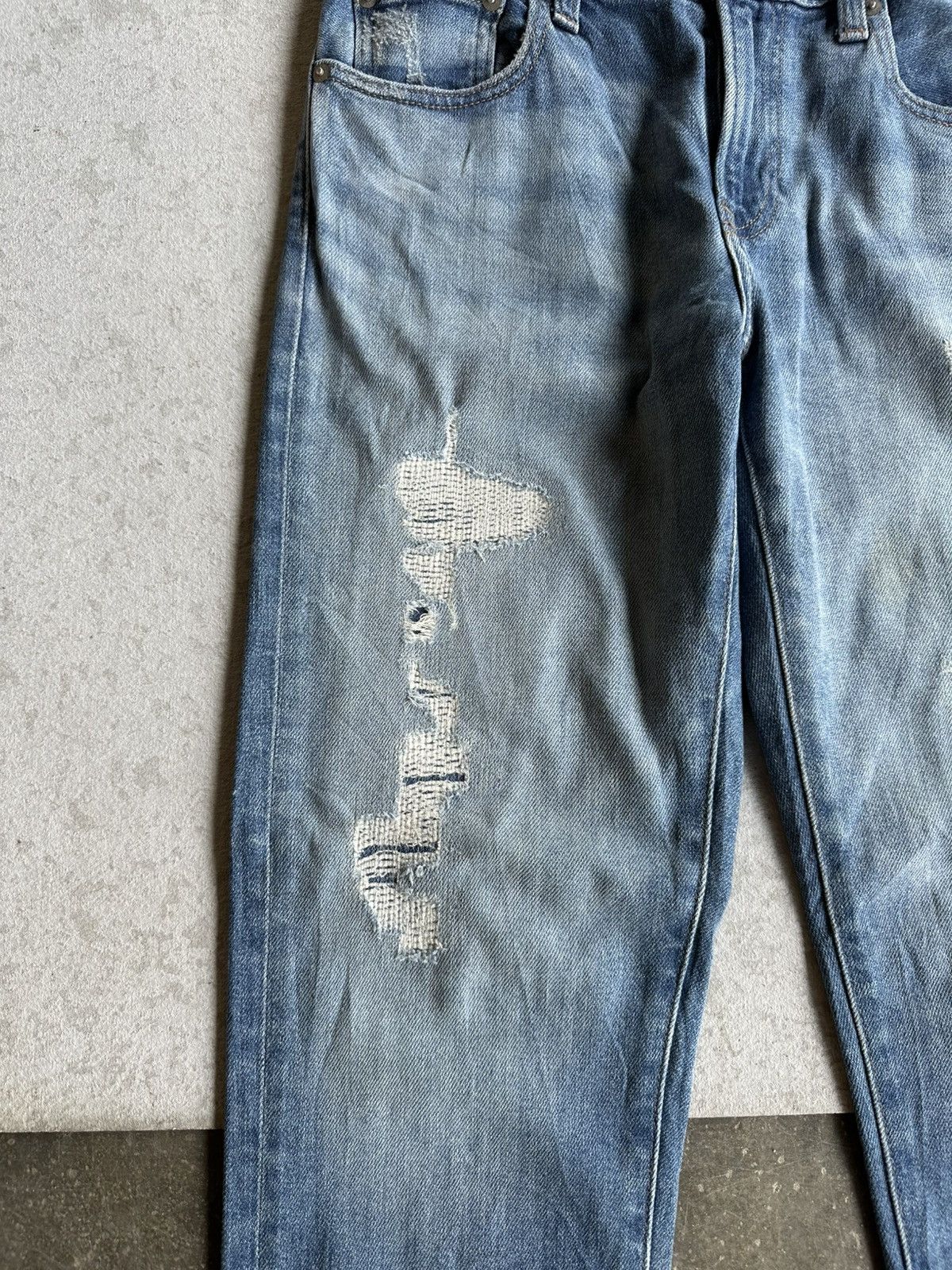 Uniqlo 🍁SEND OFFERS🍁SICKSS 🔥 UNIQLO Japan Distressed Denim Pants Size US 30 / EU 46 - 5 Thumbnail