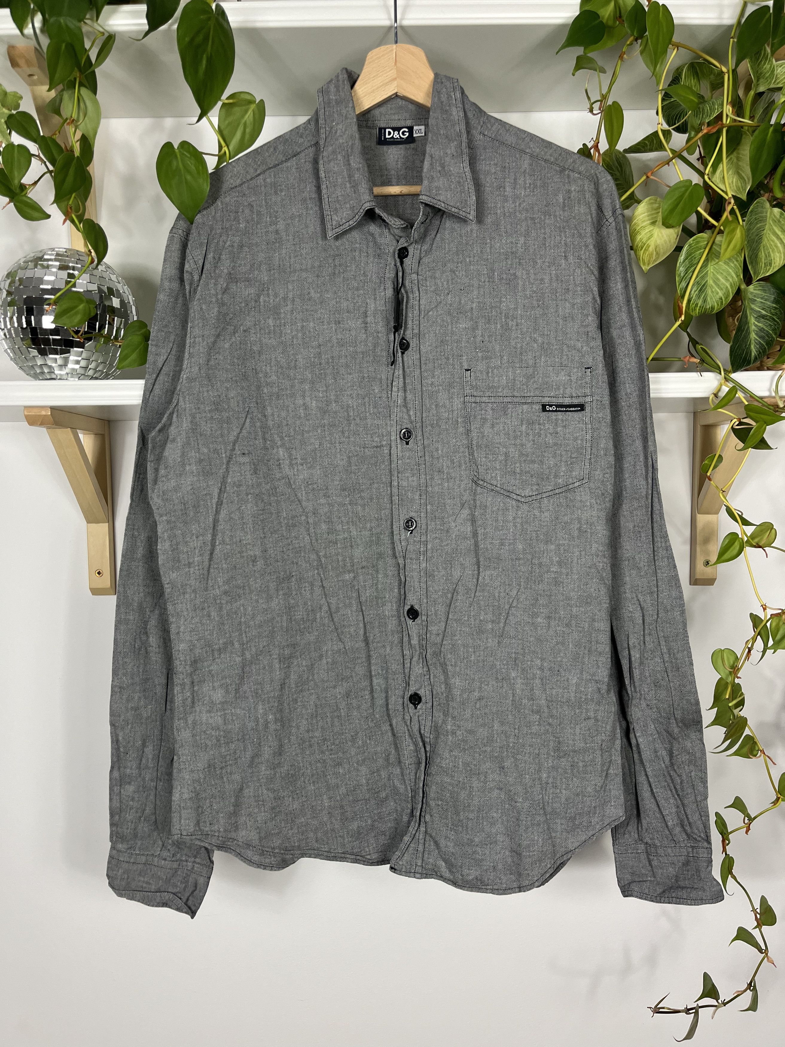 Dolce & Gabbana × Vintage Dolce Gabbana Shirt Vintage 90s Size US L / EU 52-54 / 3 - 1 Thumbnail