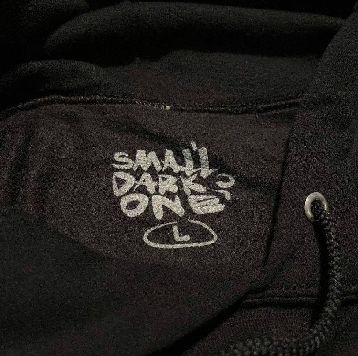 Plague Boulevard × Rap Tees Lil Darkie Spider Gang Small Dark One Cartoon Face Hoodie Size US L / EU 52-54 / 3 - 6 Thumbnail