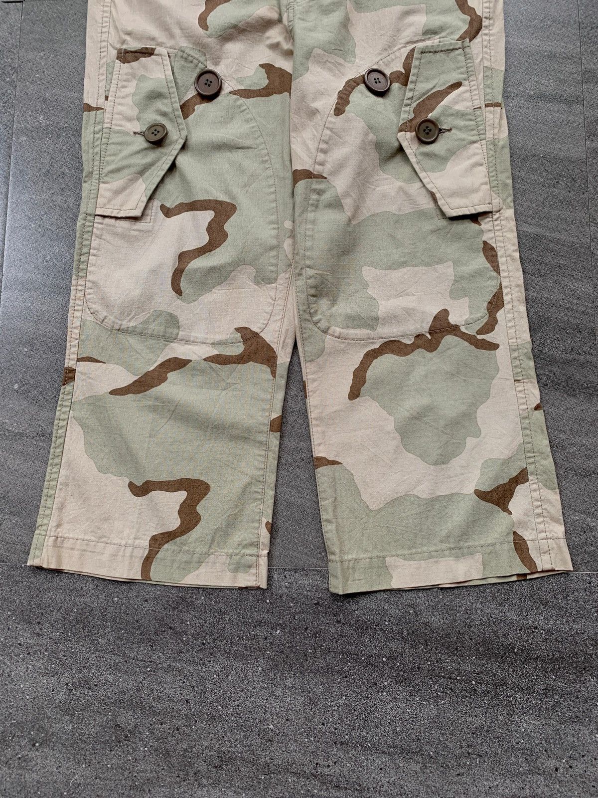 Junya Watanabe FREE IMPORT TAX 2005 Cropped Camo Pants with Flap Pocket Size US 30 / EU 46 - 4 Thumbnail
