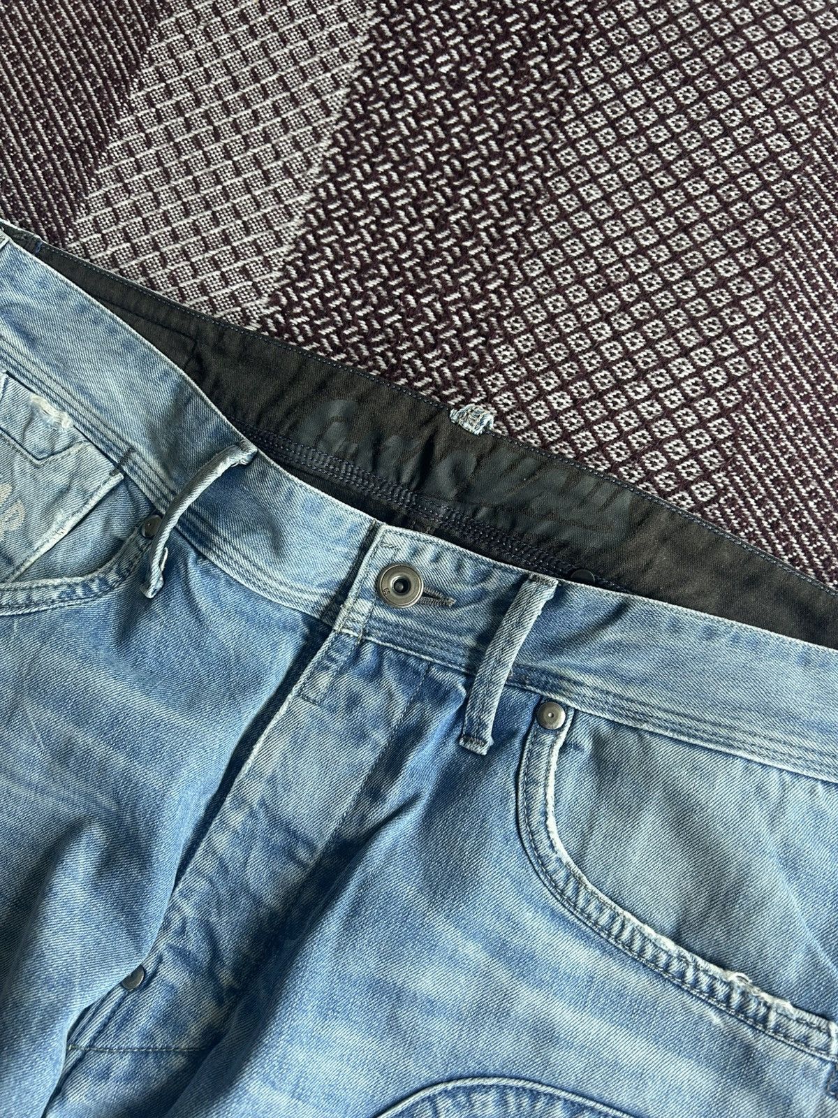 G-Star Vintage G-Star Raw Structor Denim Shorts Size 34 Streetwear Size US 34 / EU 50 - 5 Thumbnail