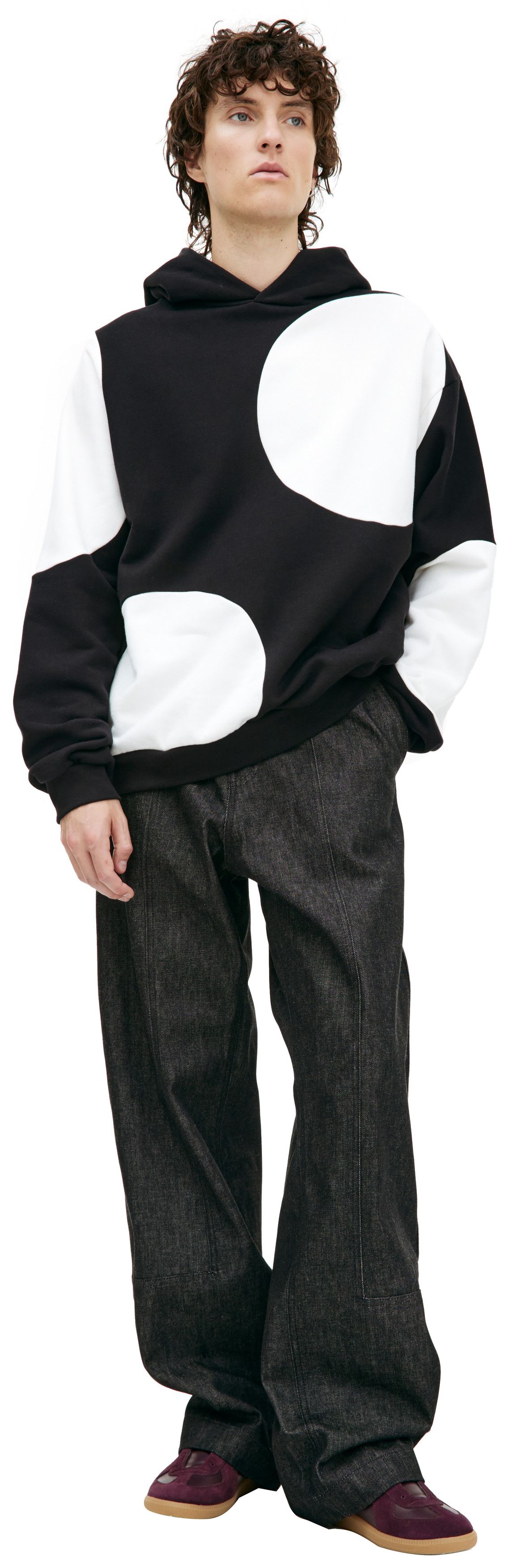 Marni o1y0225 Hoodie in Black/White Size US M / EU 48-50 / 2 - 5 Thumbnail
