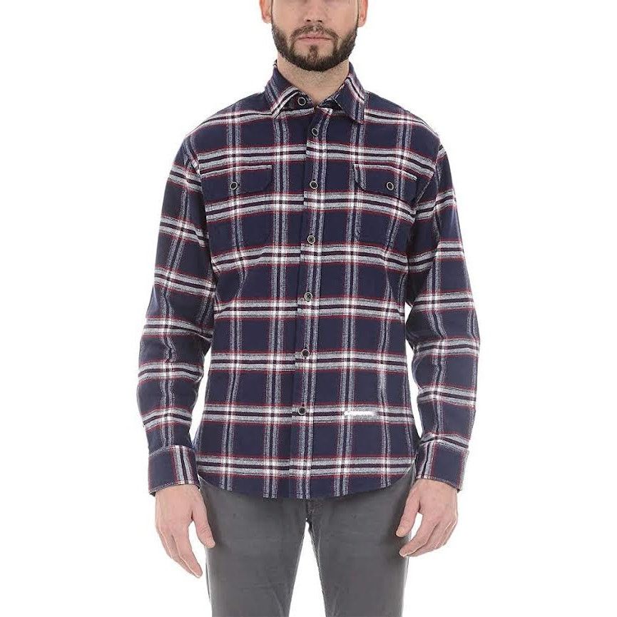 JACHS NY Jachs | Men's Brawny Cotton Flannel Shirt | Medium Size US M / EU 48-50 / 2 - 1 Thumbnail