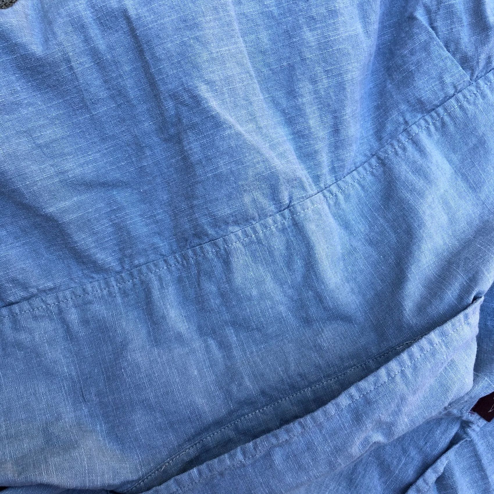 Doublet Alesbury Button-Down Shirt 2XL Men's Double Pocket Blue Cotton Top Collar Shirt Size US XXL / EU 58 / 5 - 3 Thumbnail