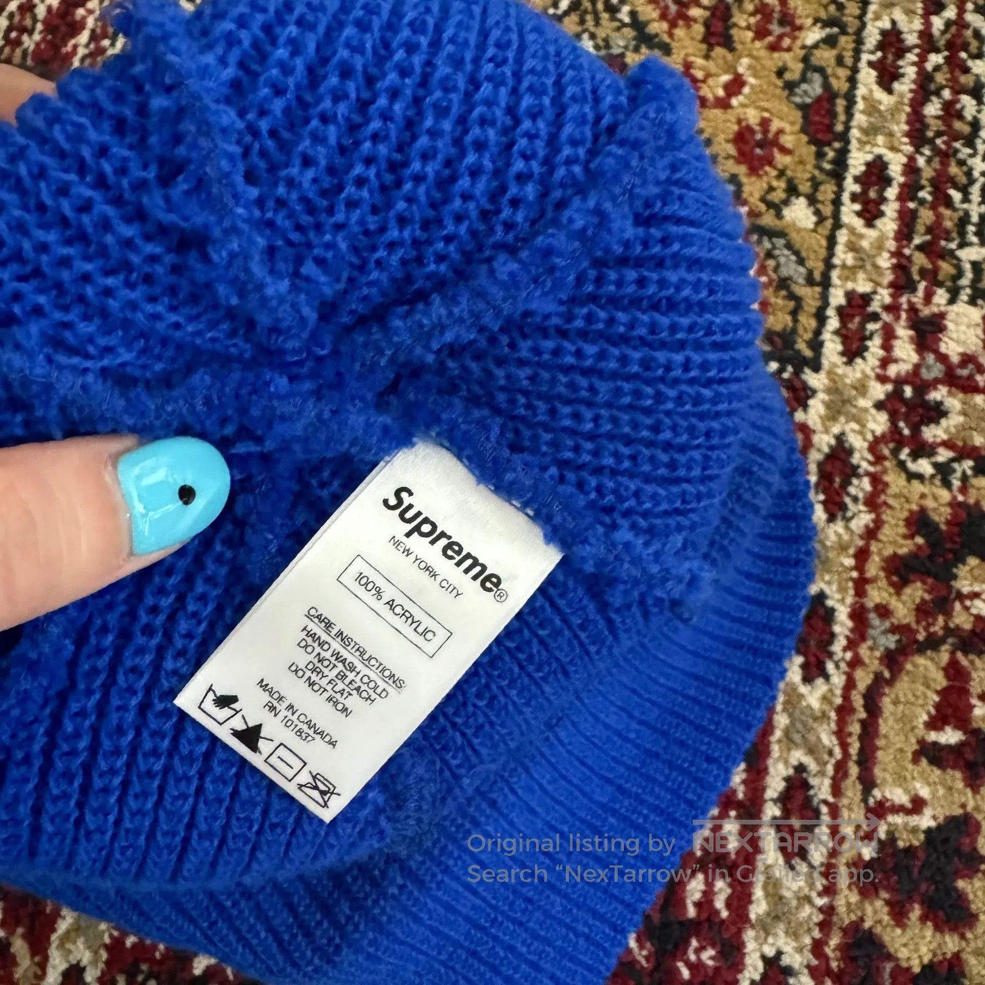Supreme Supreme Playboy Collaboration Beanie. Size ONE SIZE - 5 Thumbnail