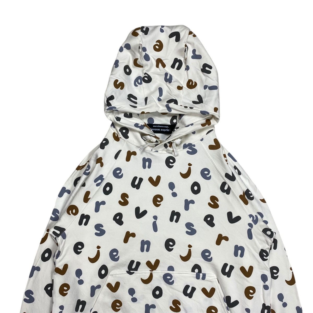 Issey Miyake Mercibeaucoup by Issey Miyake Allover Print Hoodie Size US L / EU 52-54 / 3 - 2 Thumbnail
