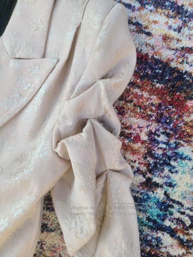 Other Silk Embroidered Outerwear Coat for Women. Size M / US 6-8 / IT 42-44 - 7 Thumbnail