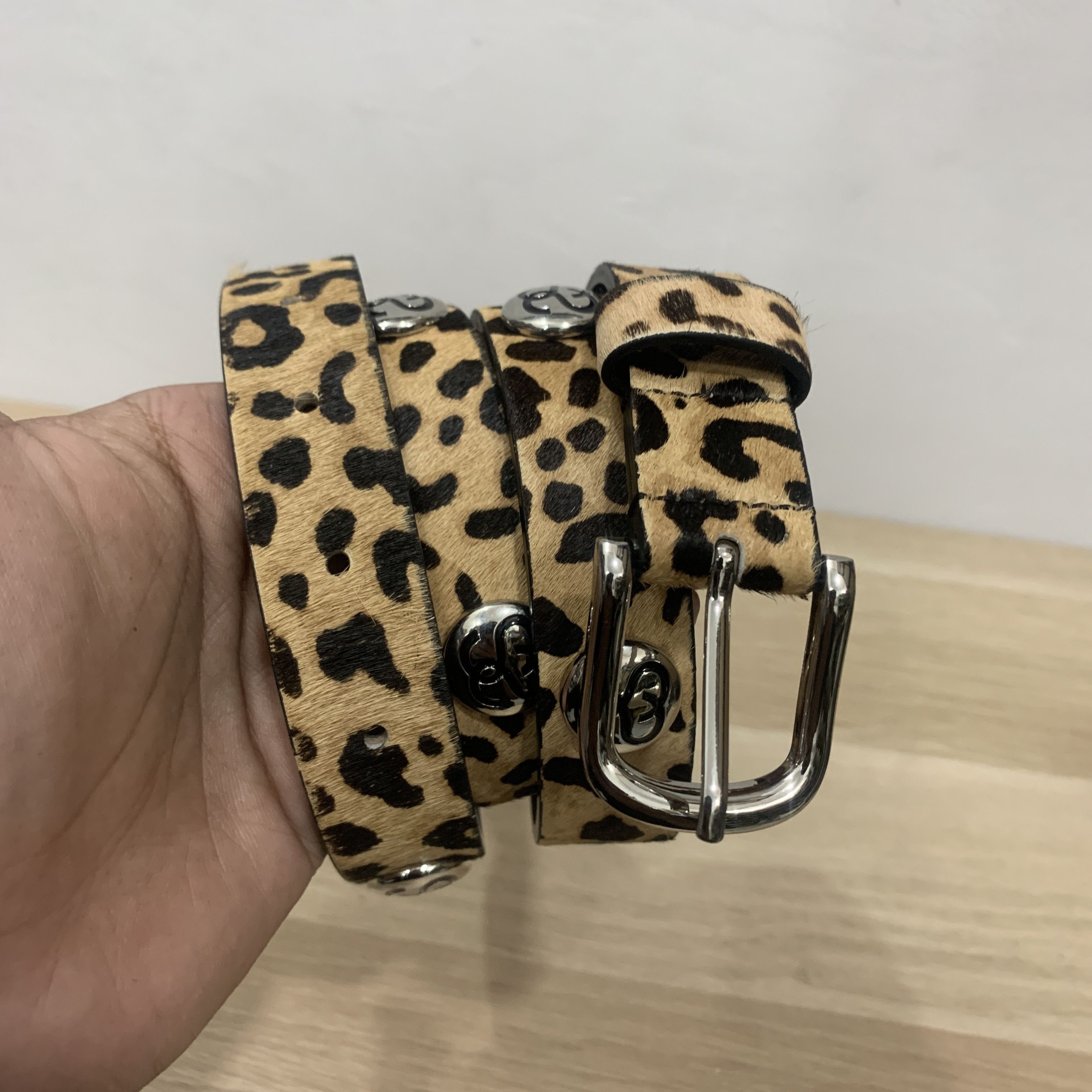 Stussy Animal Print Dress Belt 