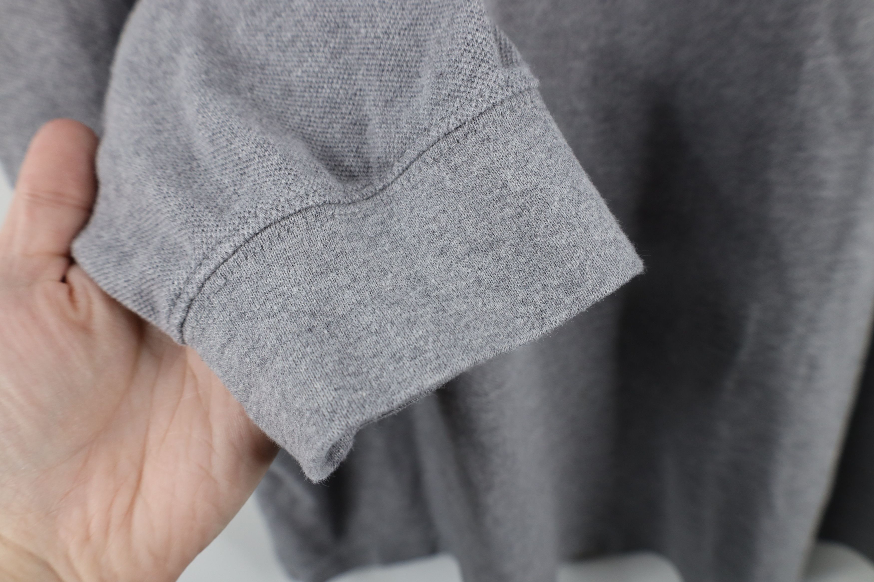 Vintage Vintage 90s Streetwear Long Sleeve Rugby Polo Shirt Gray Size US L / EU 52-54 / 3 - 5 Thumbnail