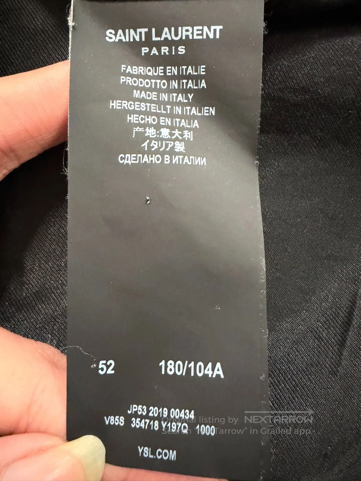 Saint Laurent Paris Saint Laurent Teddy Black Bomber Jacket. Size US L / EU 52-54 / 3 - 4 Thumbnail