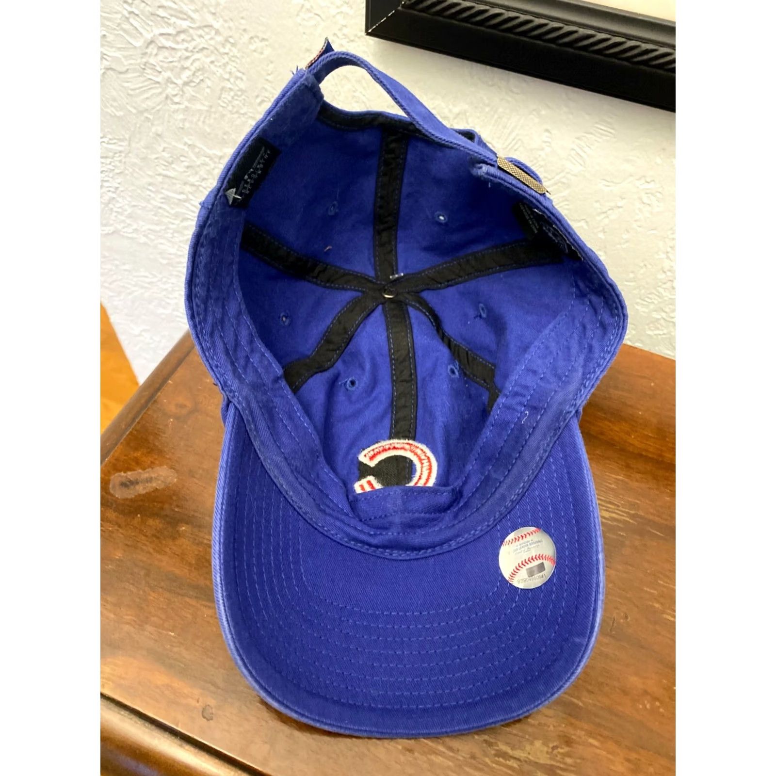 MLB 47 Brand Hat Mens Adjustable Blue MLB Chicago Cubs Forty Seven Strapback Baseball Dad Cap Size ONE SIZE - 4 Thumbnail