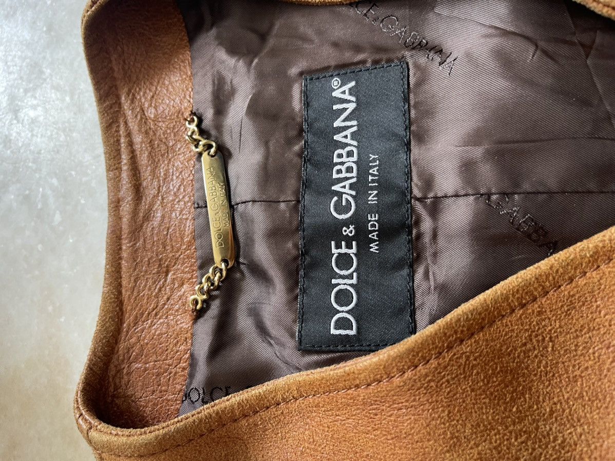 Dolce & Gabbana 2000s Dolce & Gabbana Leather Vest Size US S / EU 44-46 / 1 - 17 Thumbnail