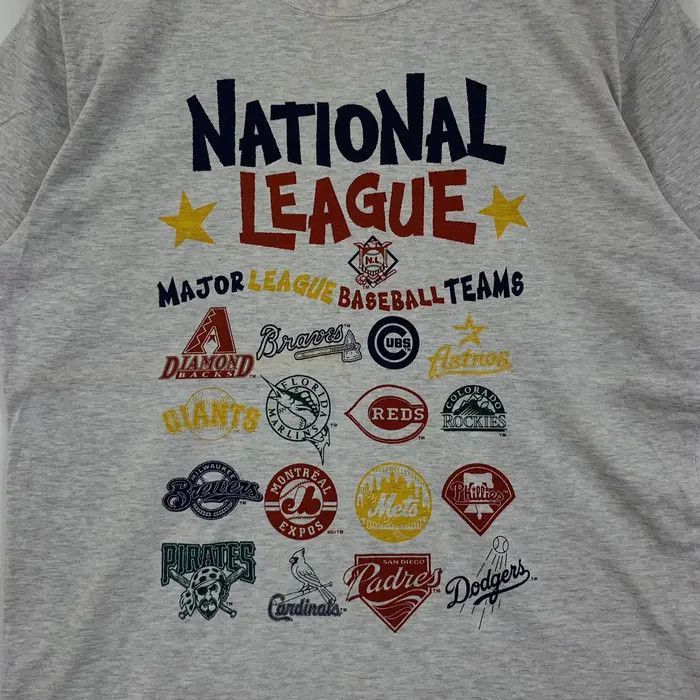 MLB MLB MAJOR LEAGUE BASEBALL Team Logo Tee Shirt Size US M / EU 48-50 / 2 - 3 Thumbnail
