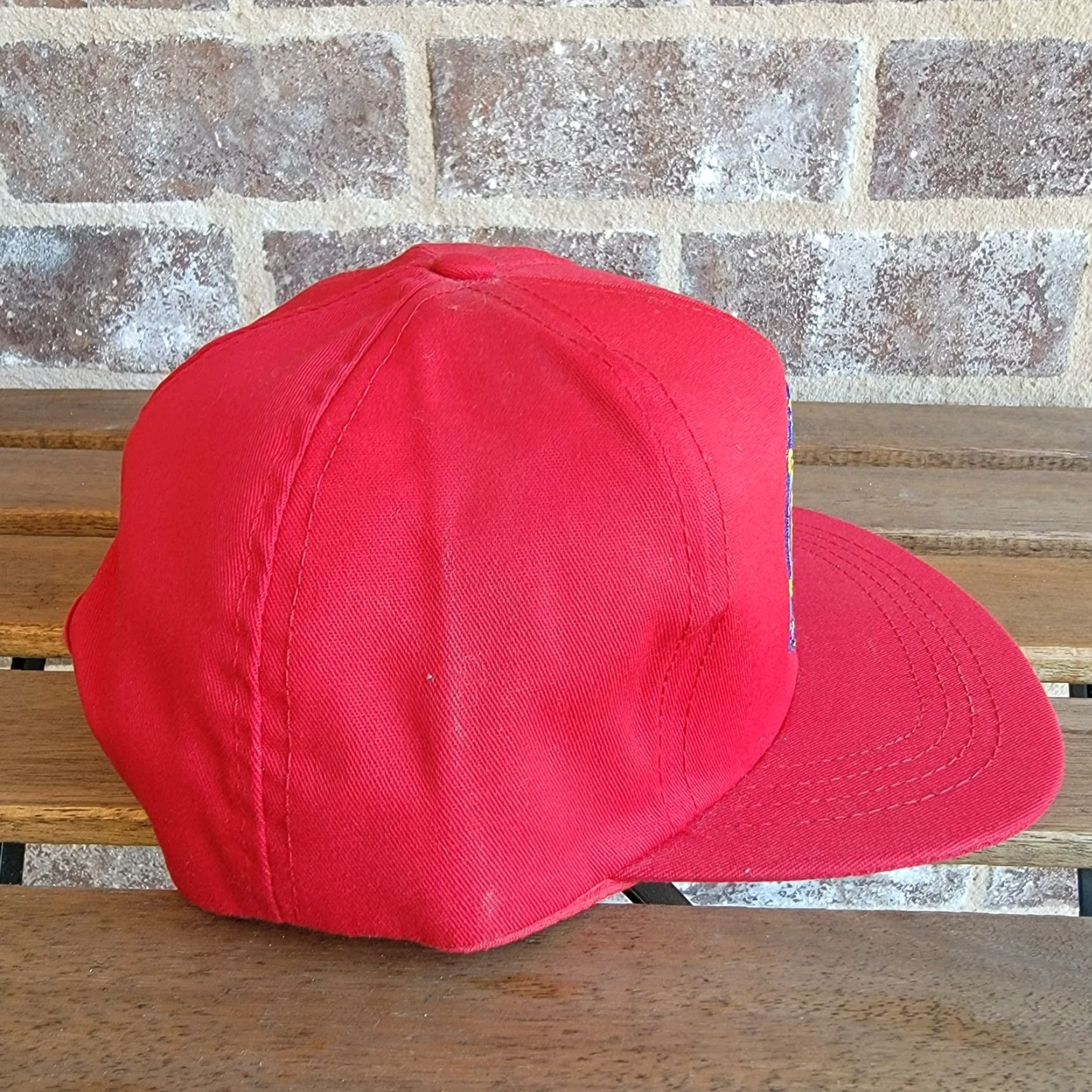 Vintage VINTAGE Bobby Hamilton #43 Cap Hat Adult One Size Snap Back Red AmeriCap Baseball Hat Mens One Size Red Logo 90s Event MLB? Size ONE SIZE - 3 Thumbnail
