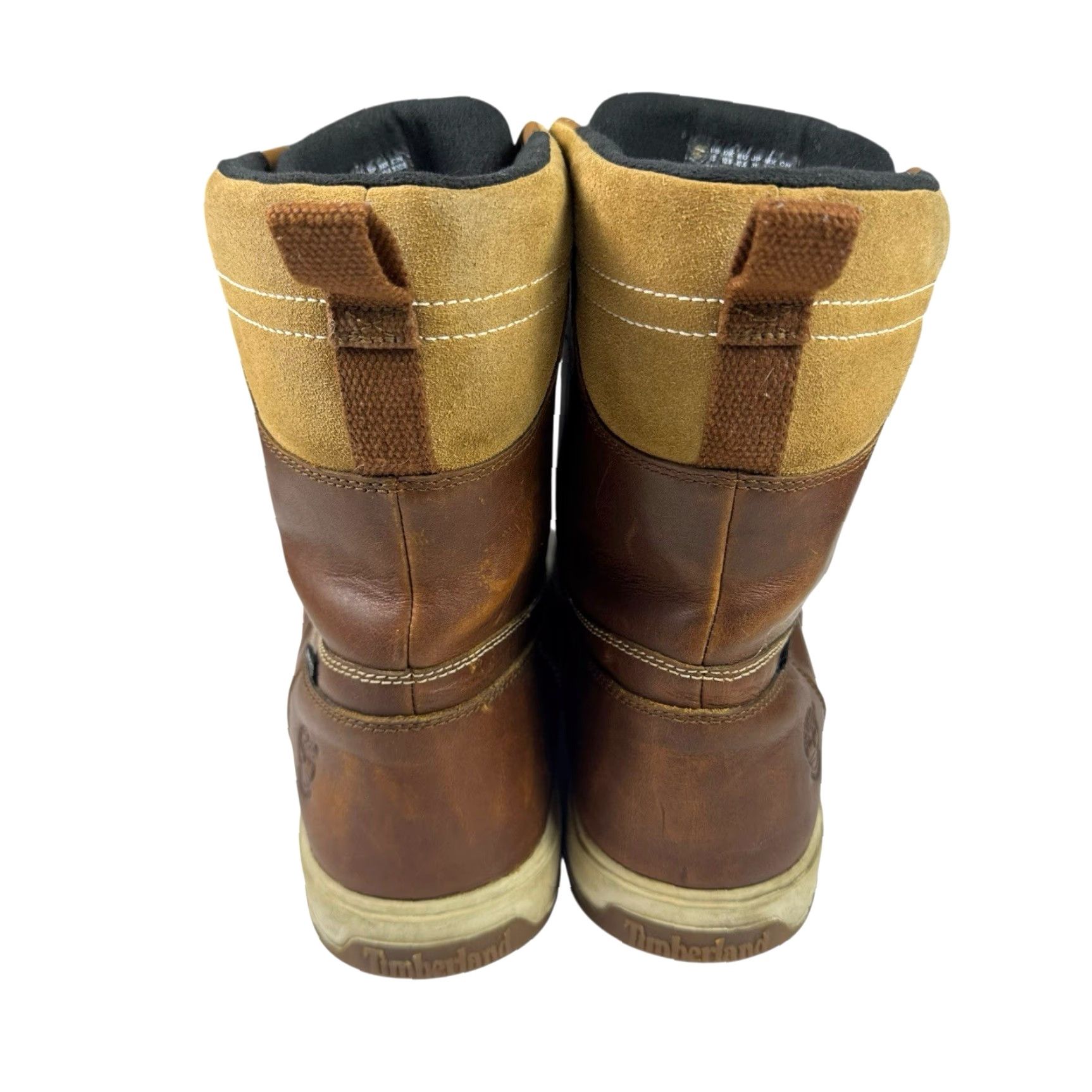 Timberland Timberland Tenmile Boots Mens 13 Waterproof Primaloft 200 Gram Workwear Utility Boots Mens 13 Brown Leather Waterproof Tongue Embroidered Logo Size US 13 / EU 46 - 4 Thumbnail
