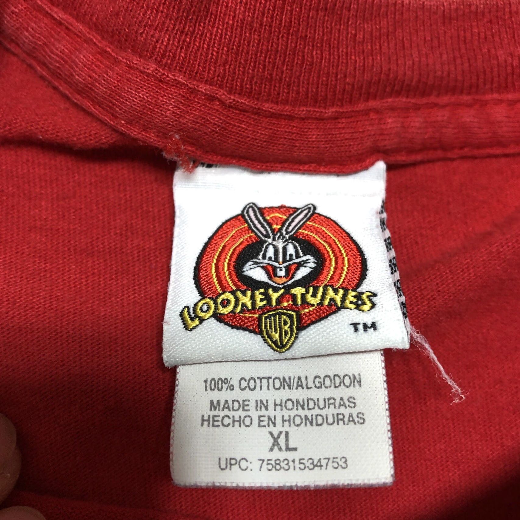 Vintage VINTAGE Tweety Bird T-Shirt XL Unisex Adults Crew Neck Red 90s Y2K Motorcycle Wild Thing Size US XL / EU 56 / 4 - 3 Thumbnail