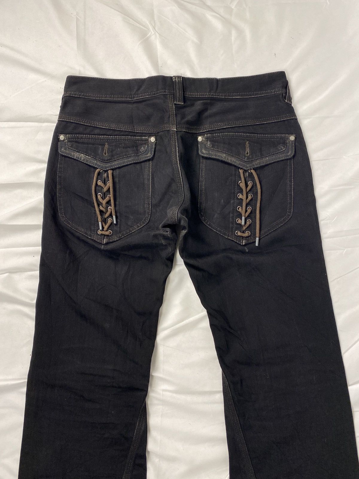 Tornado Mart 2000 Hideways Nicole Lace Up Spiral Flared Punk Gothic Style Size US 32 / EU 48 - 6 Thumbnail