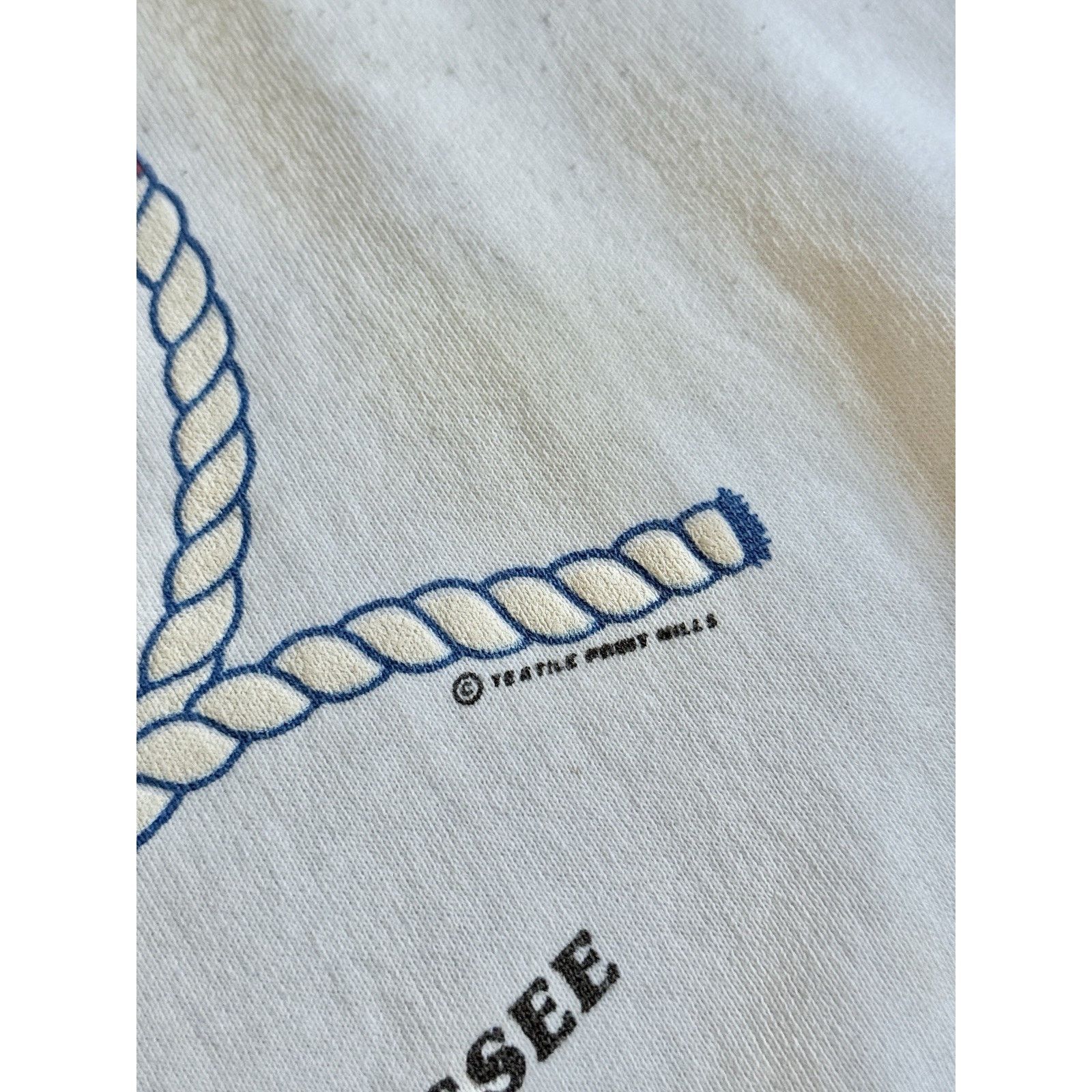 The Unbranded Brand Vintage 90s Sailboat Nautical Flag Print Sweatshirt USA M Size US M / EU 48-50 / 2 - 6 Thumbnail