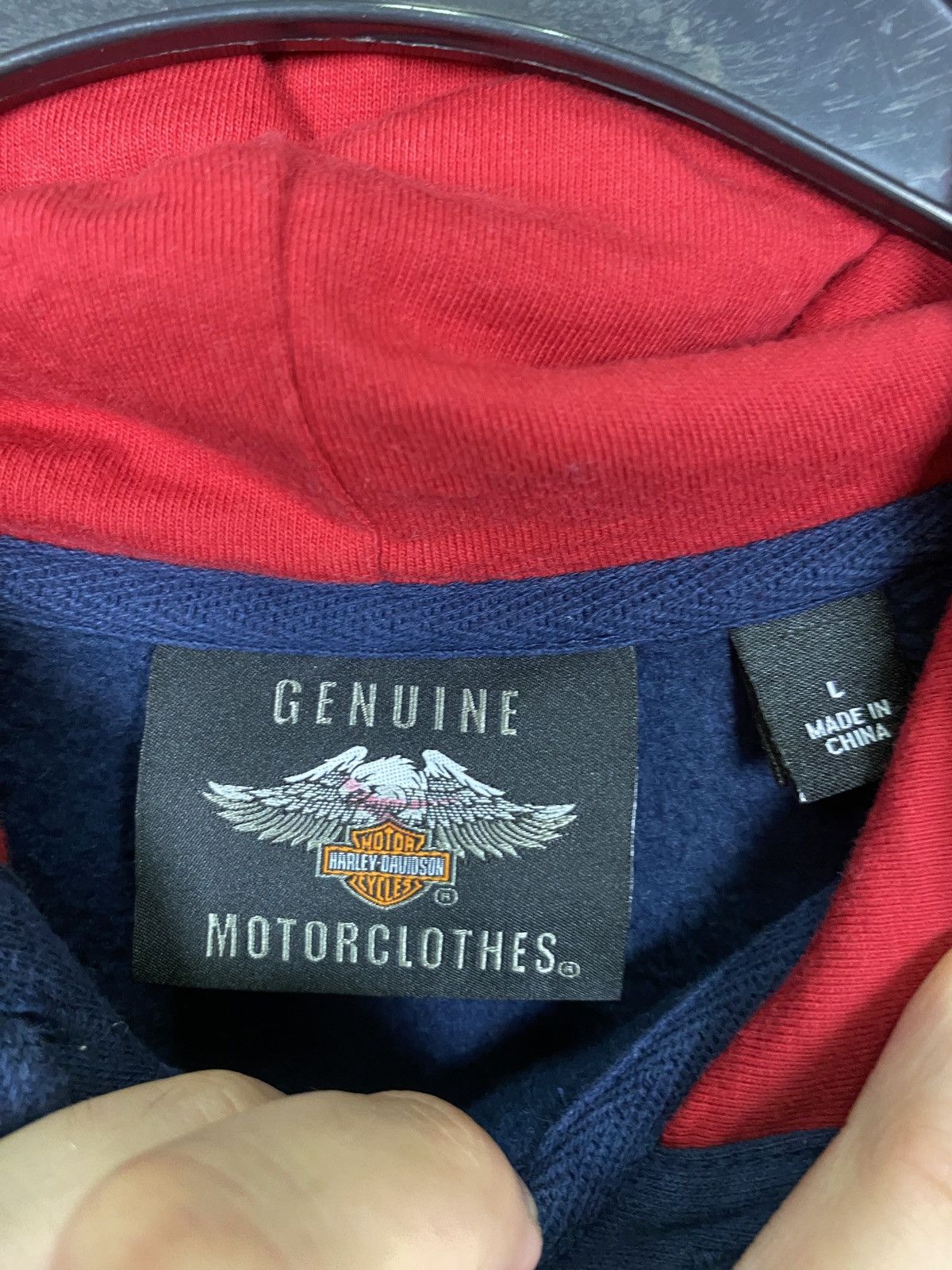Harley Davidson Mems Harley-Davidson Motor Cycles Hoodie Size Large Size US L / EU 52-54 / 3 - 5 Thumbnail