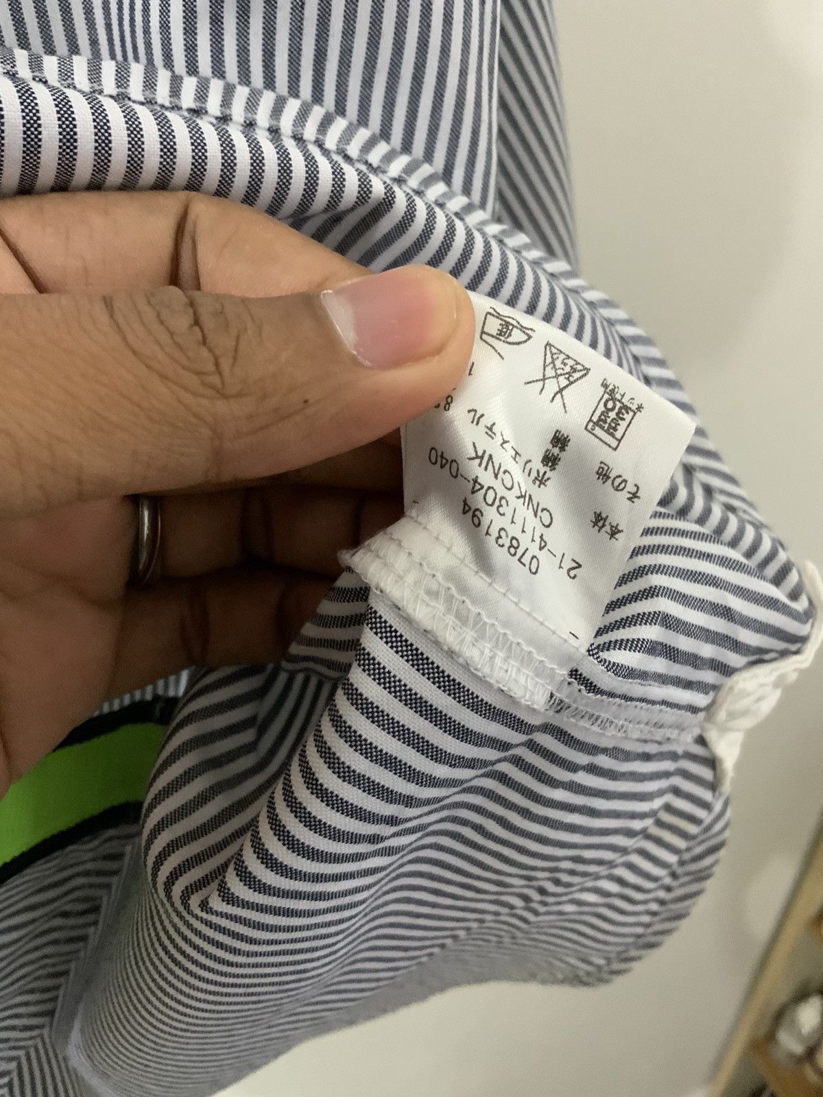 Japanese Brand Tommy Striped Long Sleeve Button Ups Size US L / EU 52-54 / 3 - 16 Thumbnail