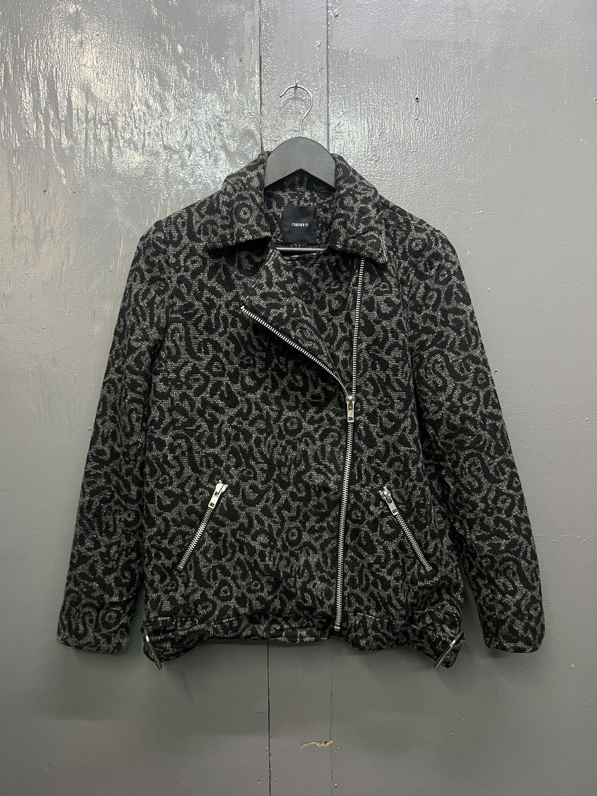 Forever 21 × Japanese Brand Forever 21 Double Collar Wool Jacket Size S / US 4 / IT 40 - 1 Thumbnail