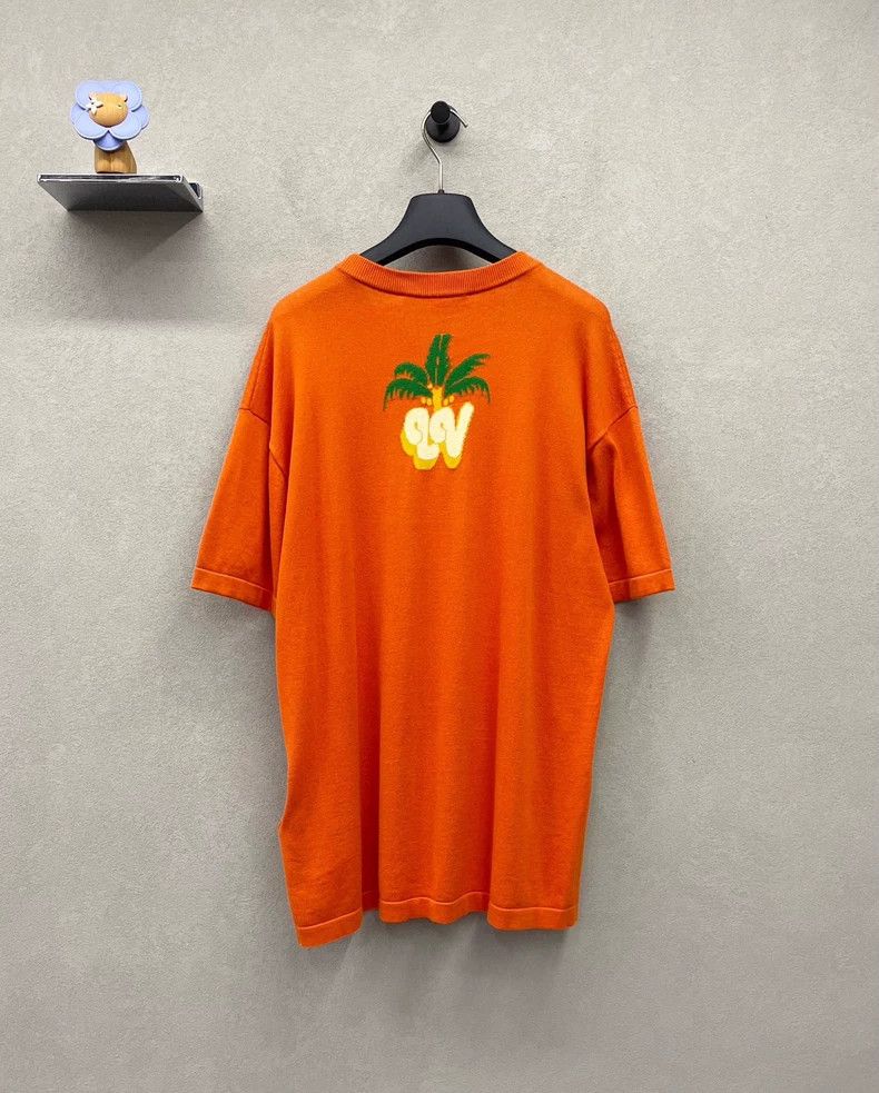 Louis Vuitton Louis Vuitton Orange coconut tree knitted short sleeve Size US M / EU 48-50 / 2 - 2 Thumbnail