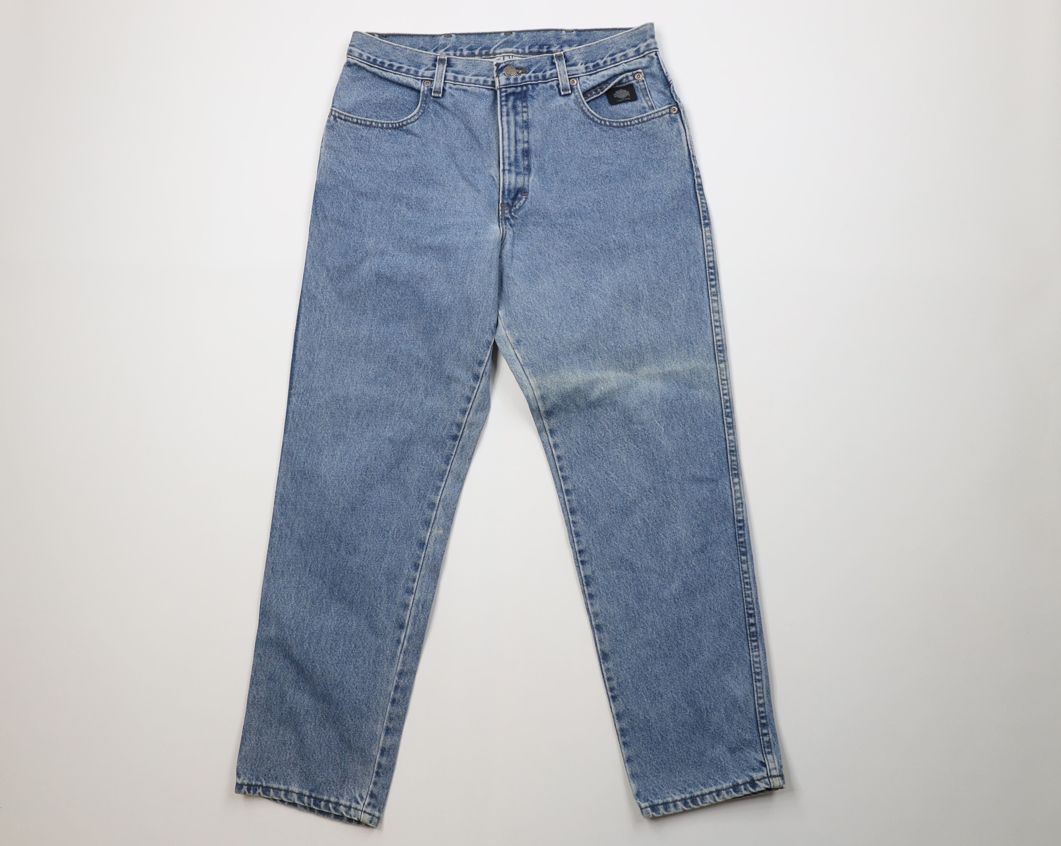Harley Davidson Vintage 90s Harley Davidson Faded Relaxed Fit Jeans Blue USA Size 36" / US 14 / IT 50 - 1 Thumbnail