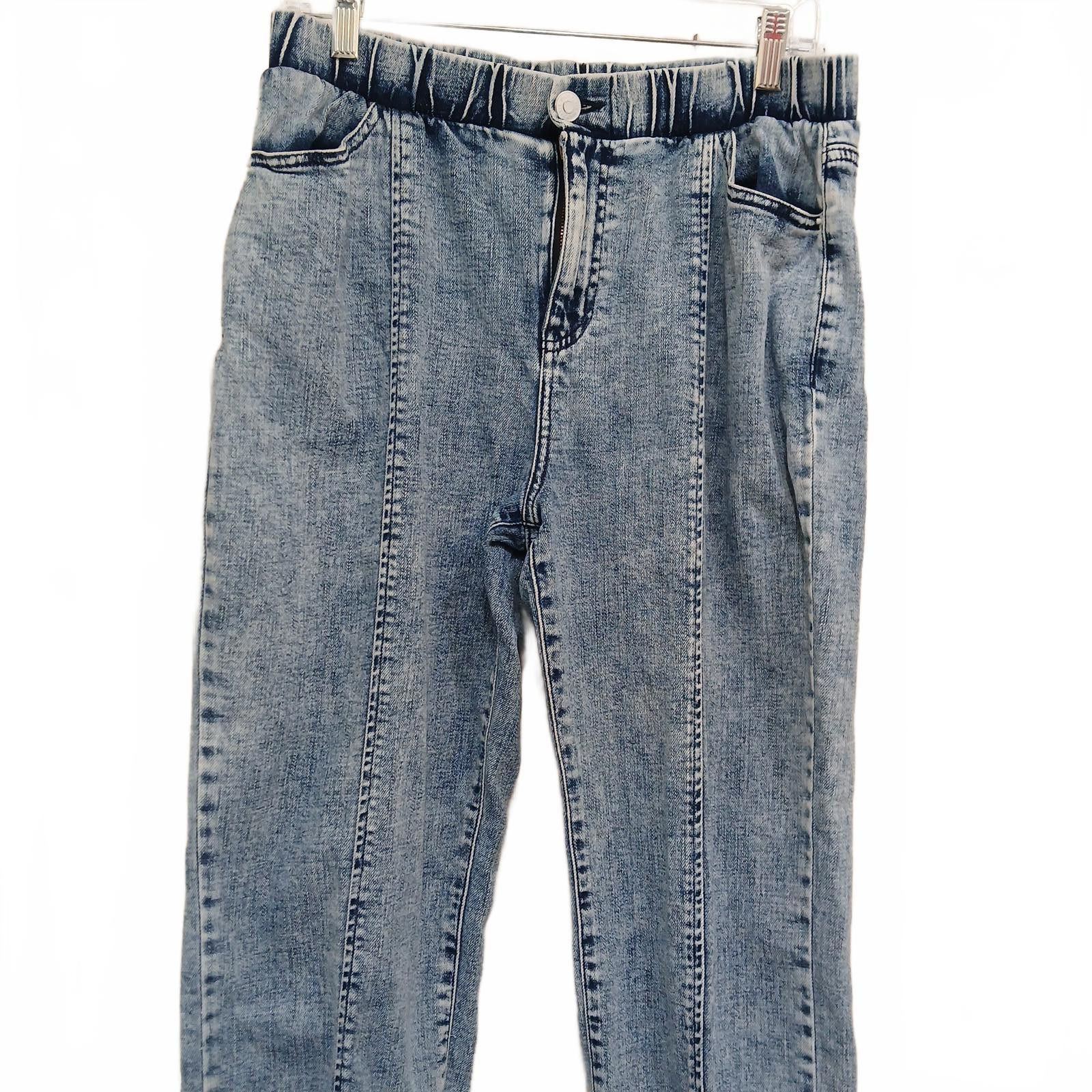 Designer Wild Fable Women's Denim Joggers - Size M - Vintage Wash Size 32" / US 10 / IT 46 - 2 Thumbnail