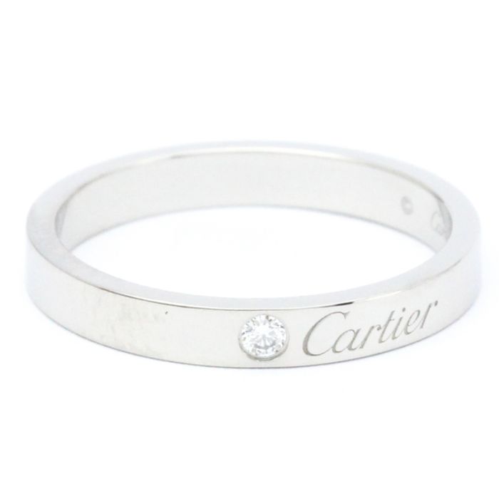 Cartier Cartier C De Cartier Wedding Ring Platinum Fashion Diamond Band ...