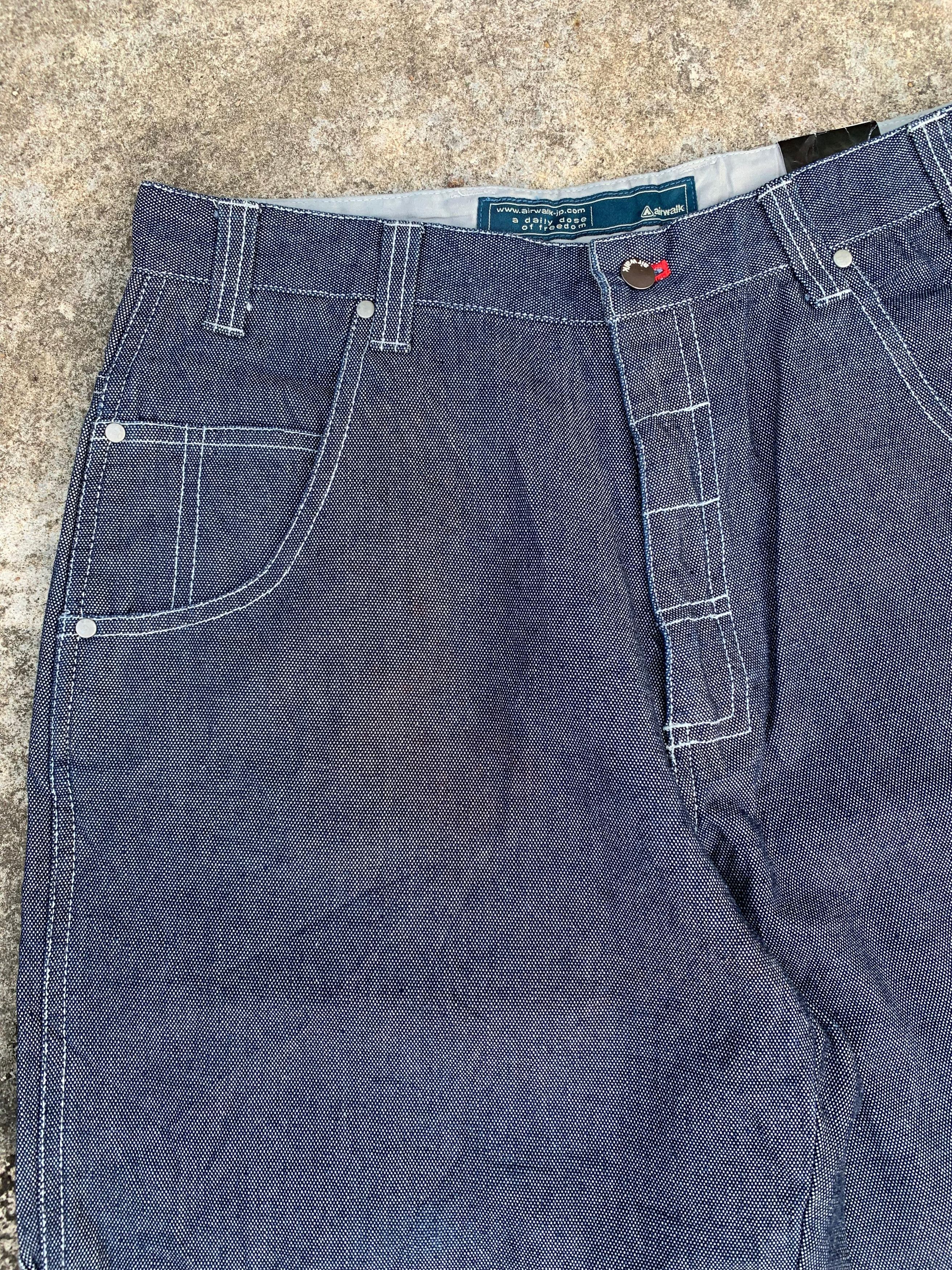 Airwalk × Japanese Brand × Vintage VTG 90s BNWT Airwalk Carpenter Baggy Denim Pants Size US 36 / EU 52 - 12 Thumbnail