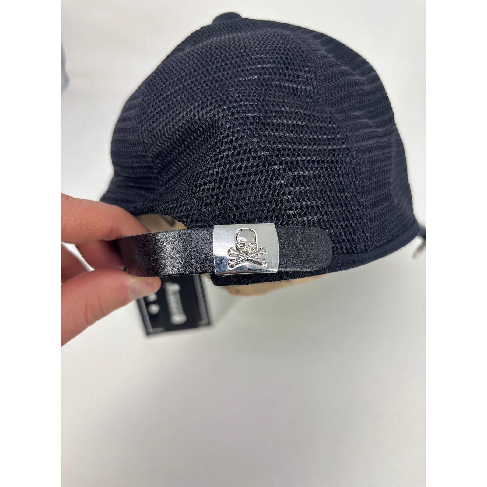 Mastermind Japan Mastermind World X Swarovski Black Trucker Hat Size Small Size ONE SIZE - 5 Thumbnail