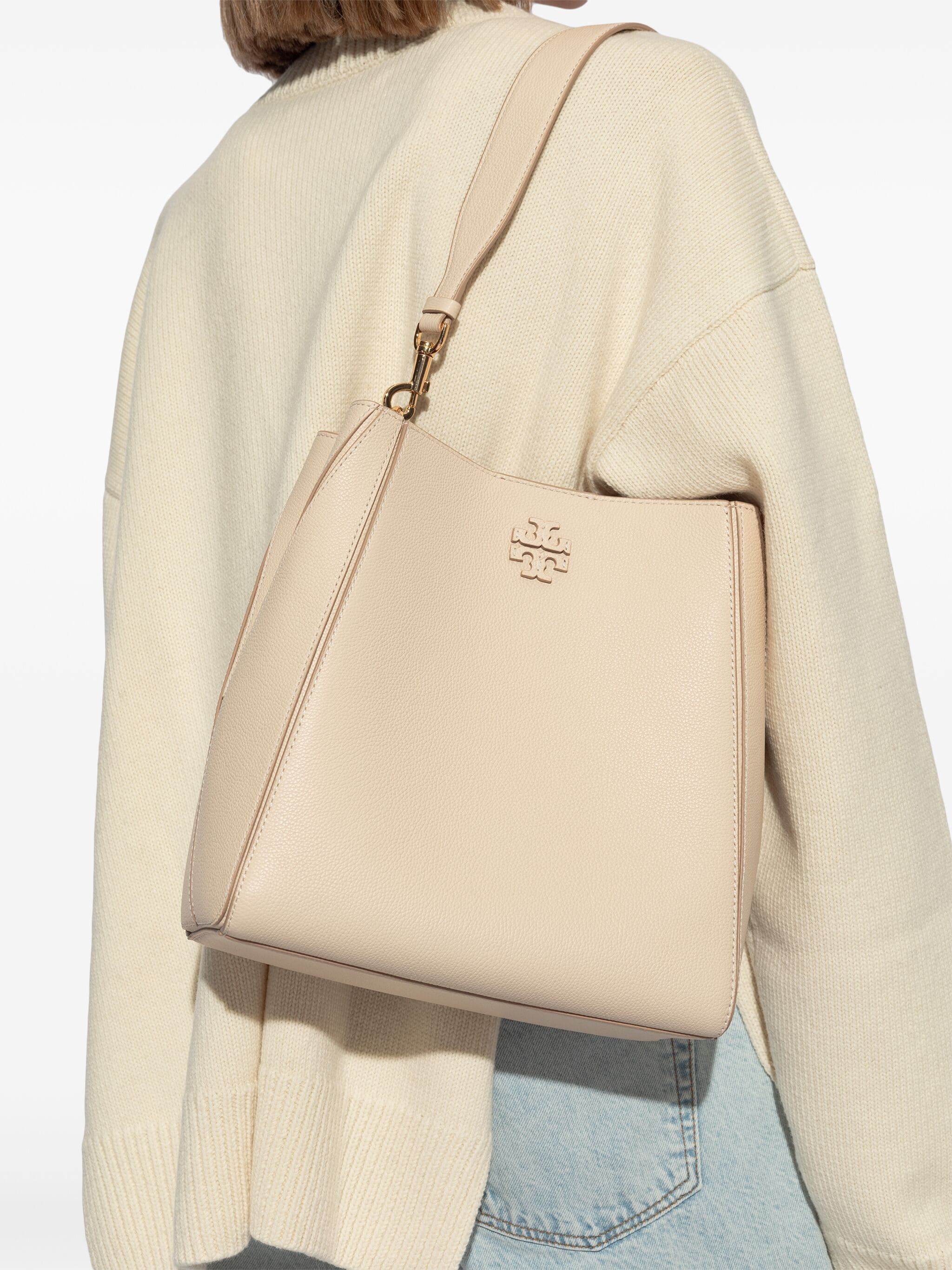 Tory Burch o1s22i1n1024 Size: OS / Mcgraw Bucket Bag in Neutro Size ONE SIZE - 2 Thumbnail